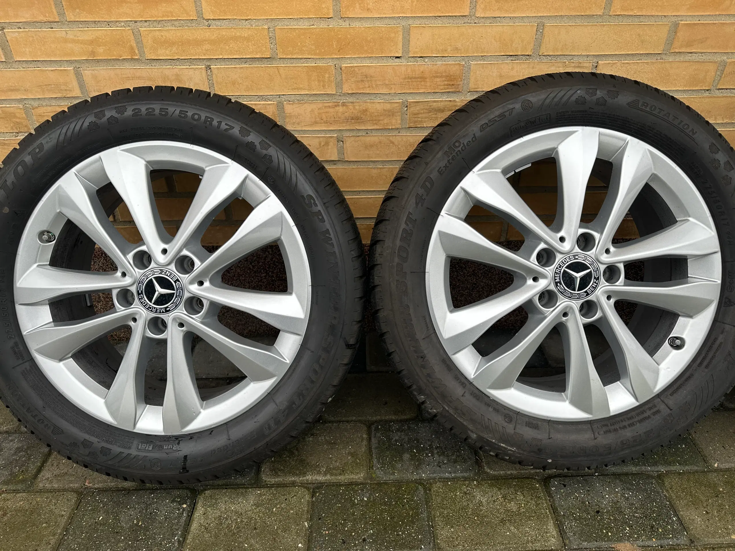 17” Originale Mercedes/VW vinterfælge med tpms