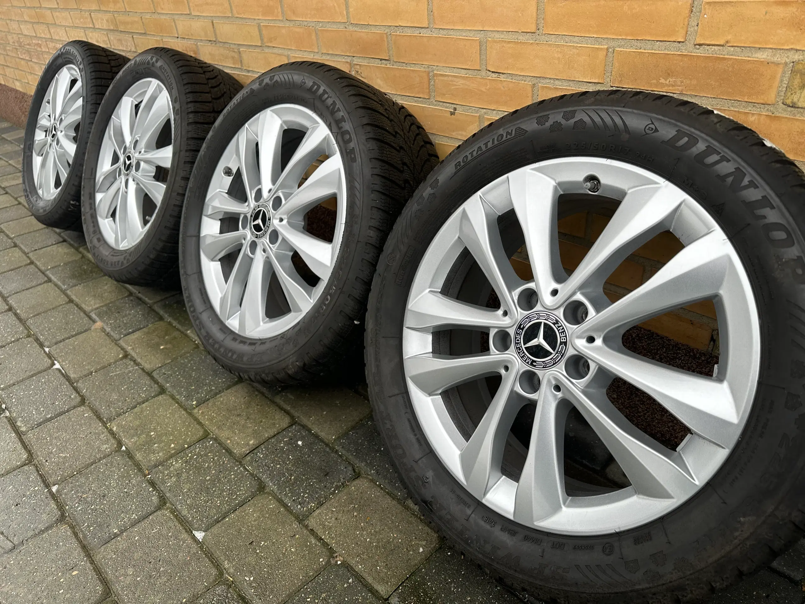 17” Originale Mercedes/VW vinterfælge med tpms