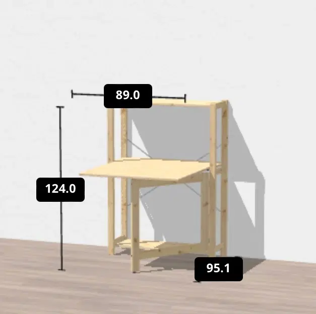 Ikea ivar skrivebordsreol