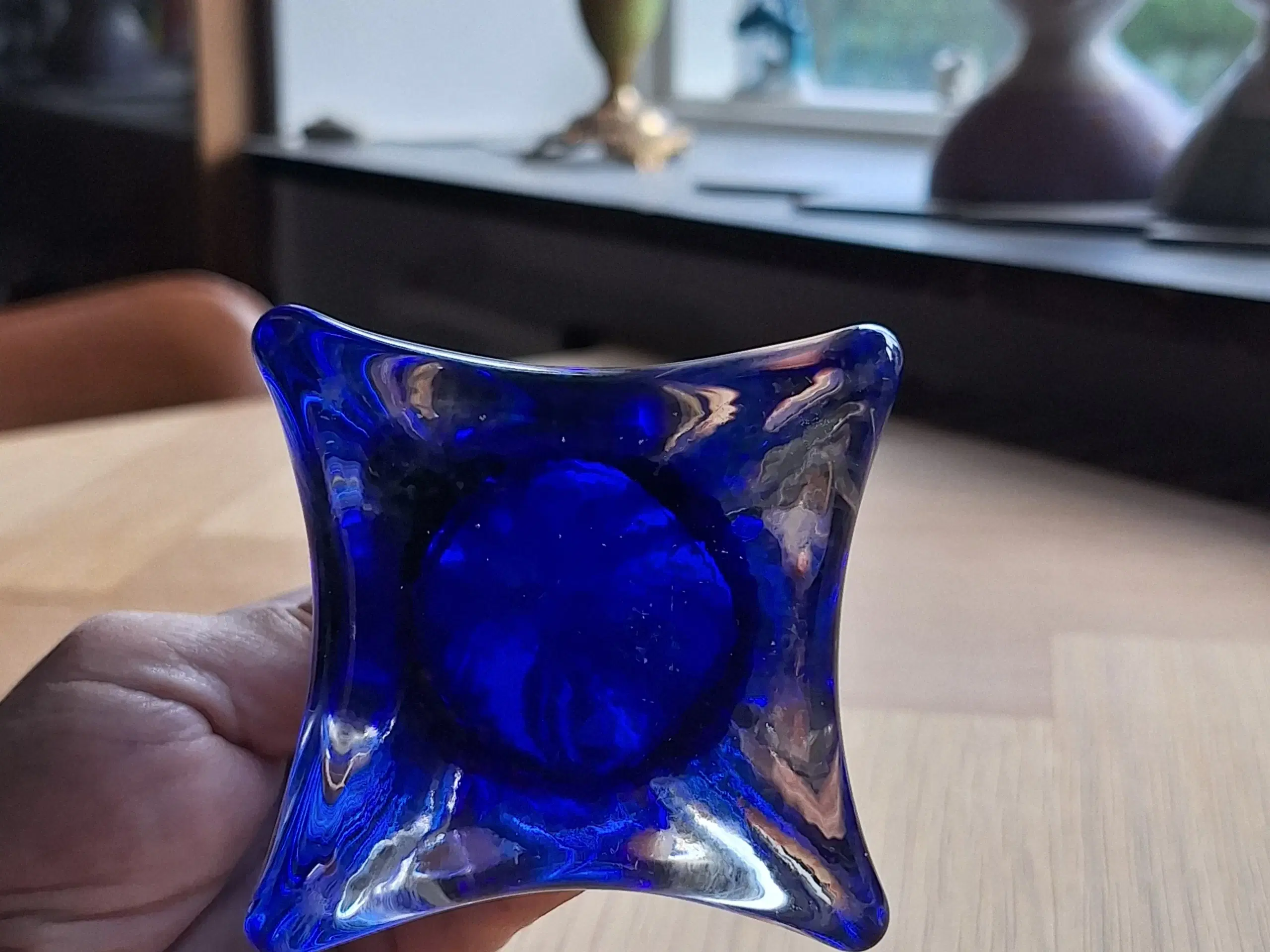 Blå Murano vase