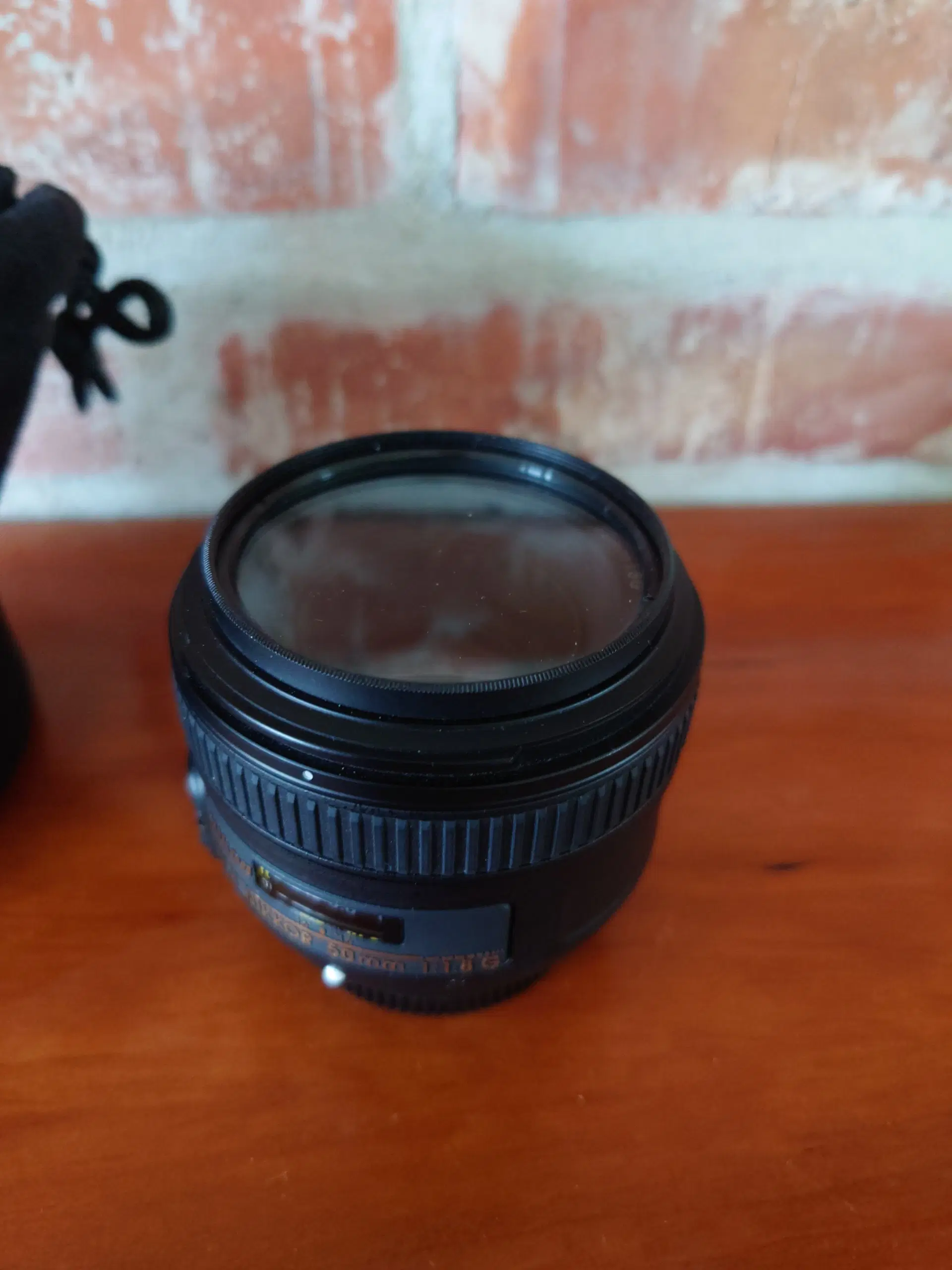 50mm f18 nikon af-s fast objektiv med autofokus