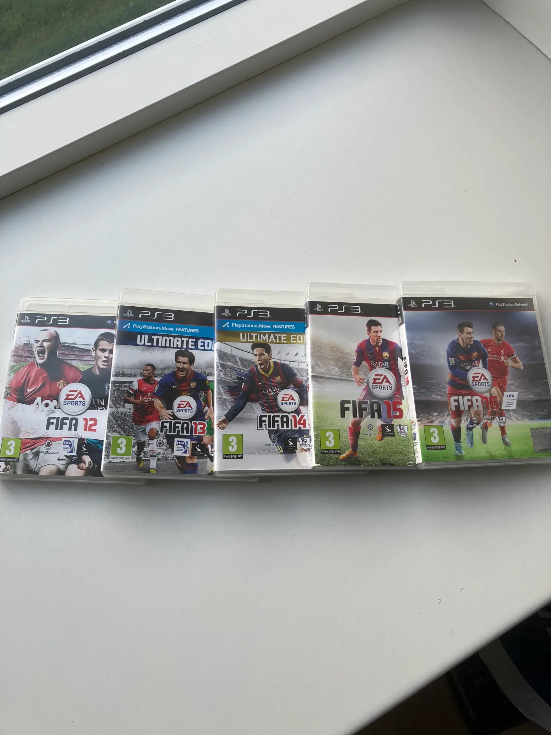 5 stk FIFA spil til PS3