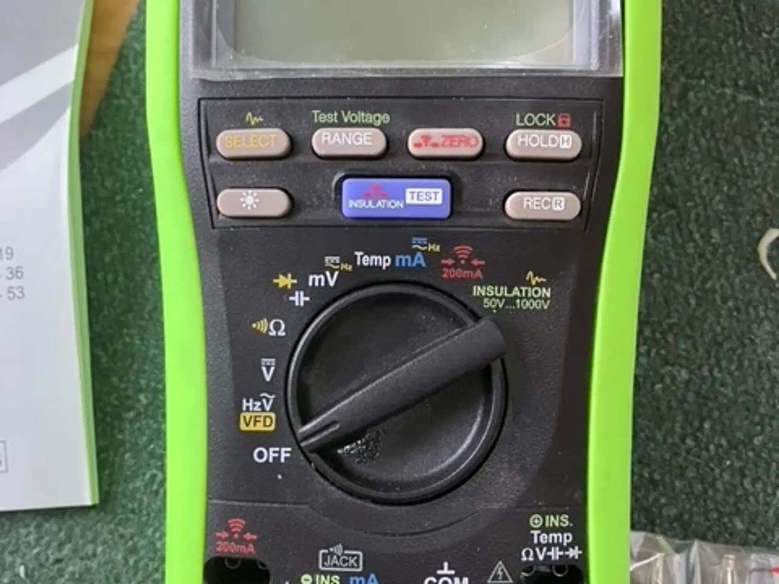 Elma multimeter med iso tester BM878