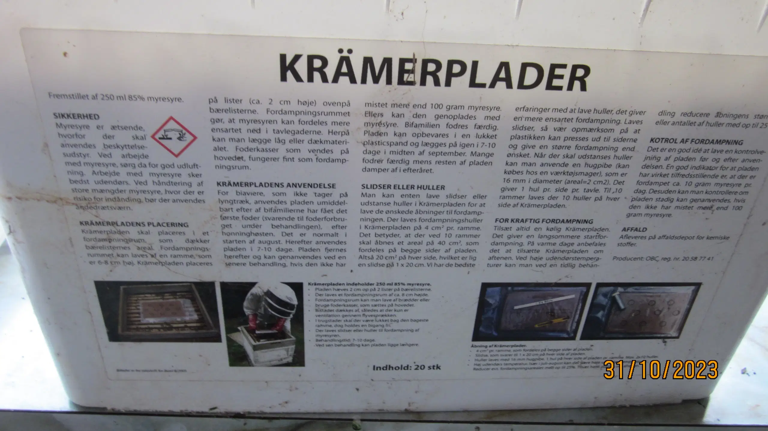 20 Kræmer plader