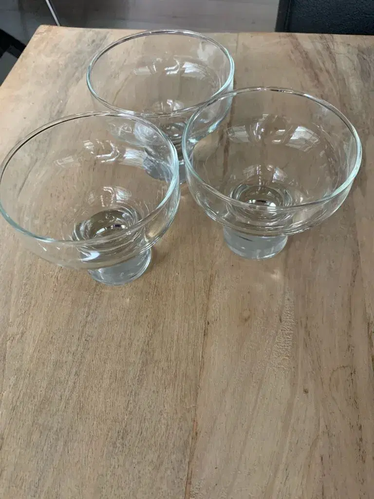 3 søde glasstager