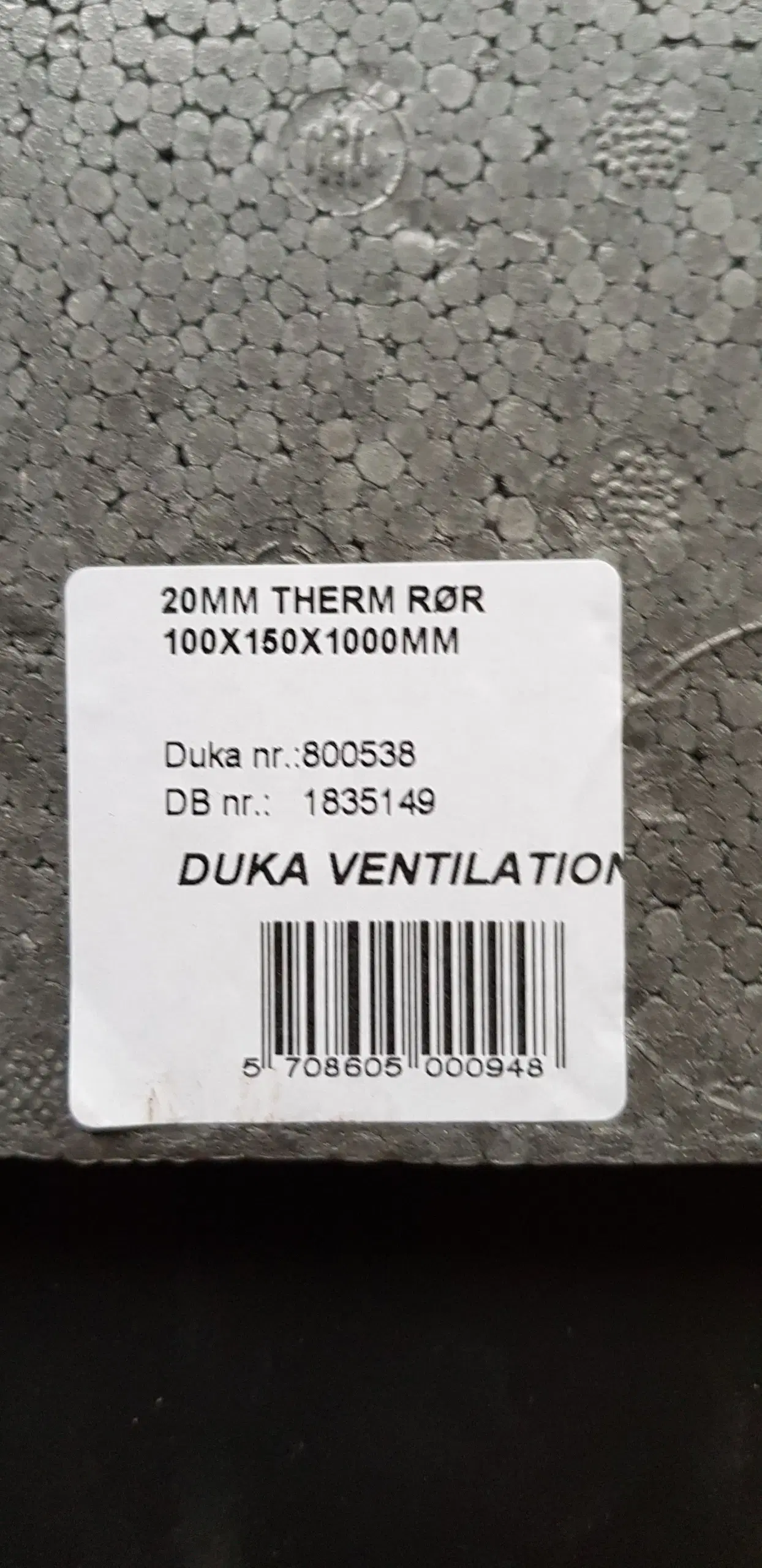 Ventilationsrør DUKA