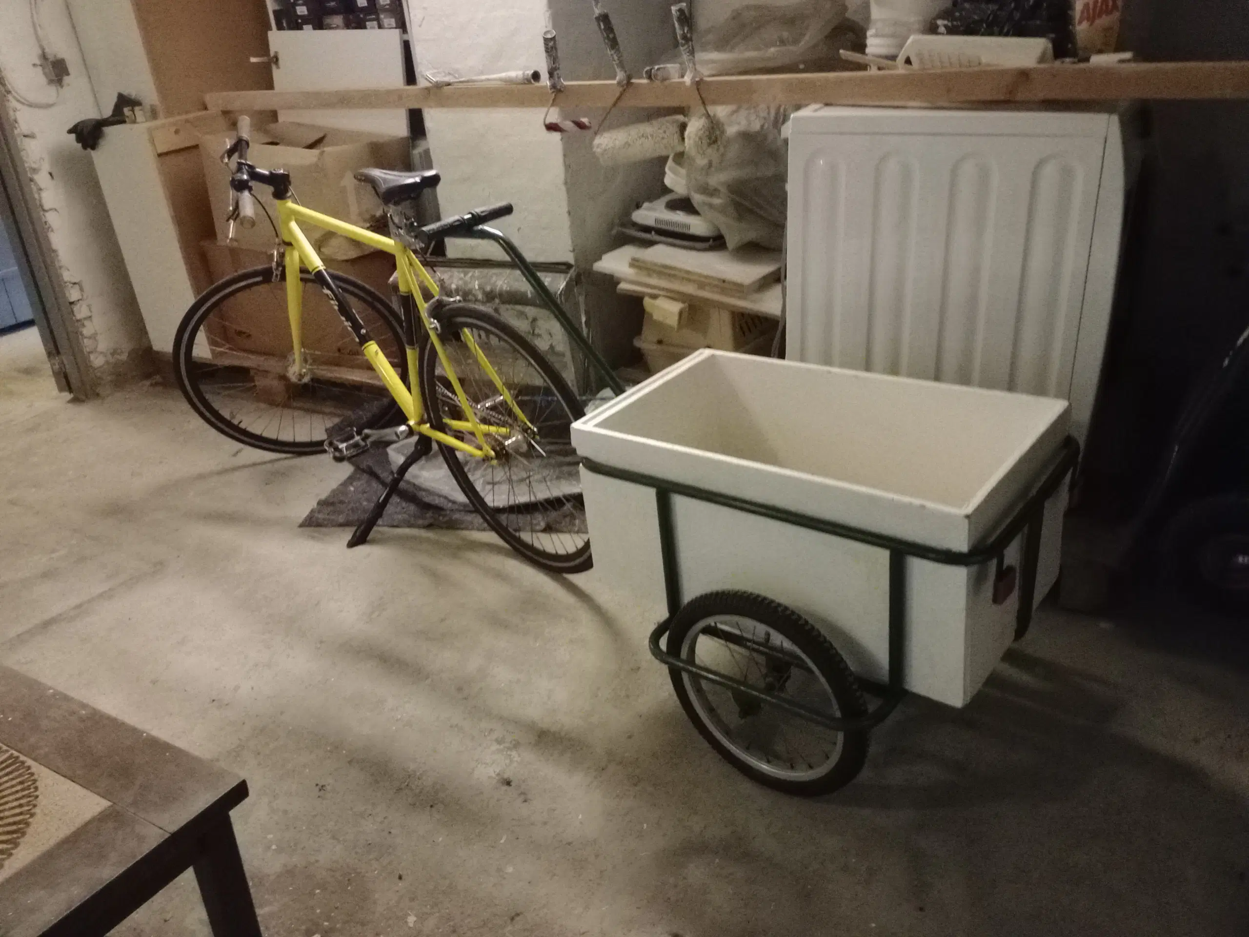 Puch cykel med trailer