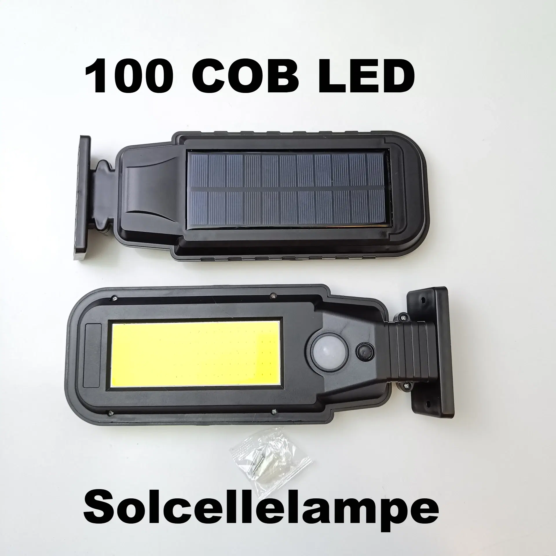 NY! 100 COB LED Solcellelampe