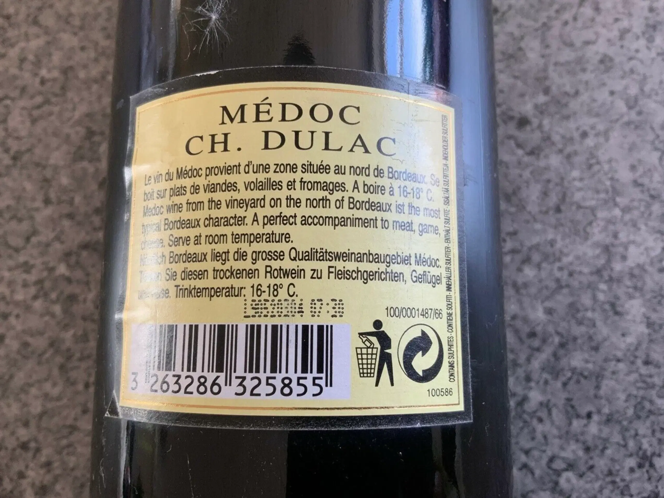 Rødvin 2007 Haut-Medoc Chateau Dulac