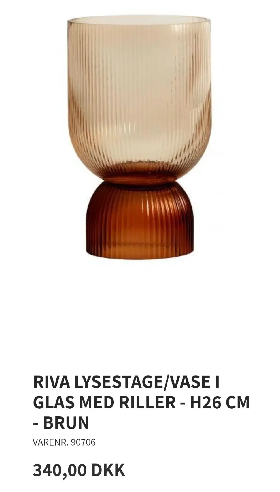 Vendbar Vase / Lysestage