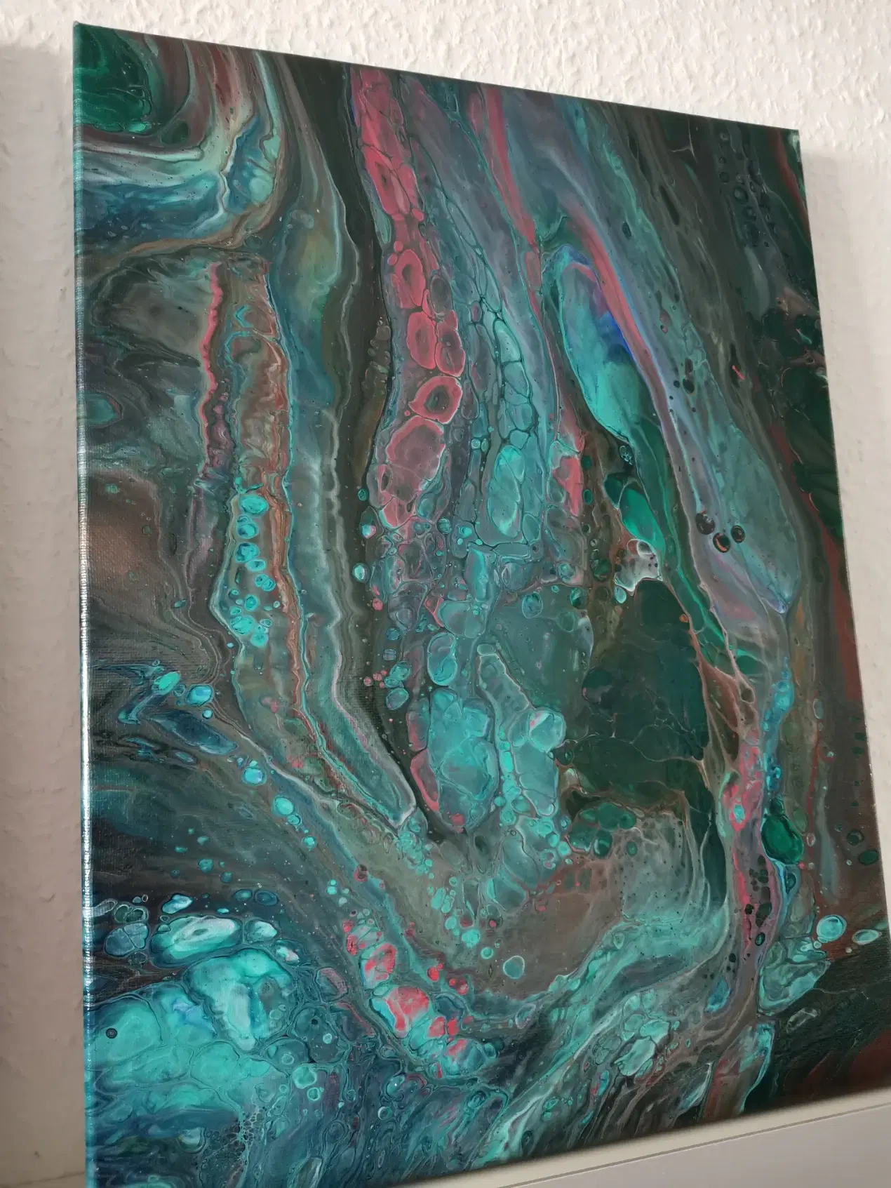 Akrylmalerier i Fluid Art - 30x40 cm