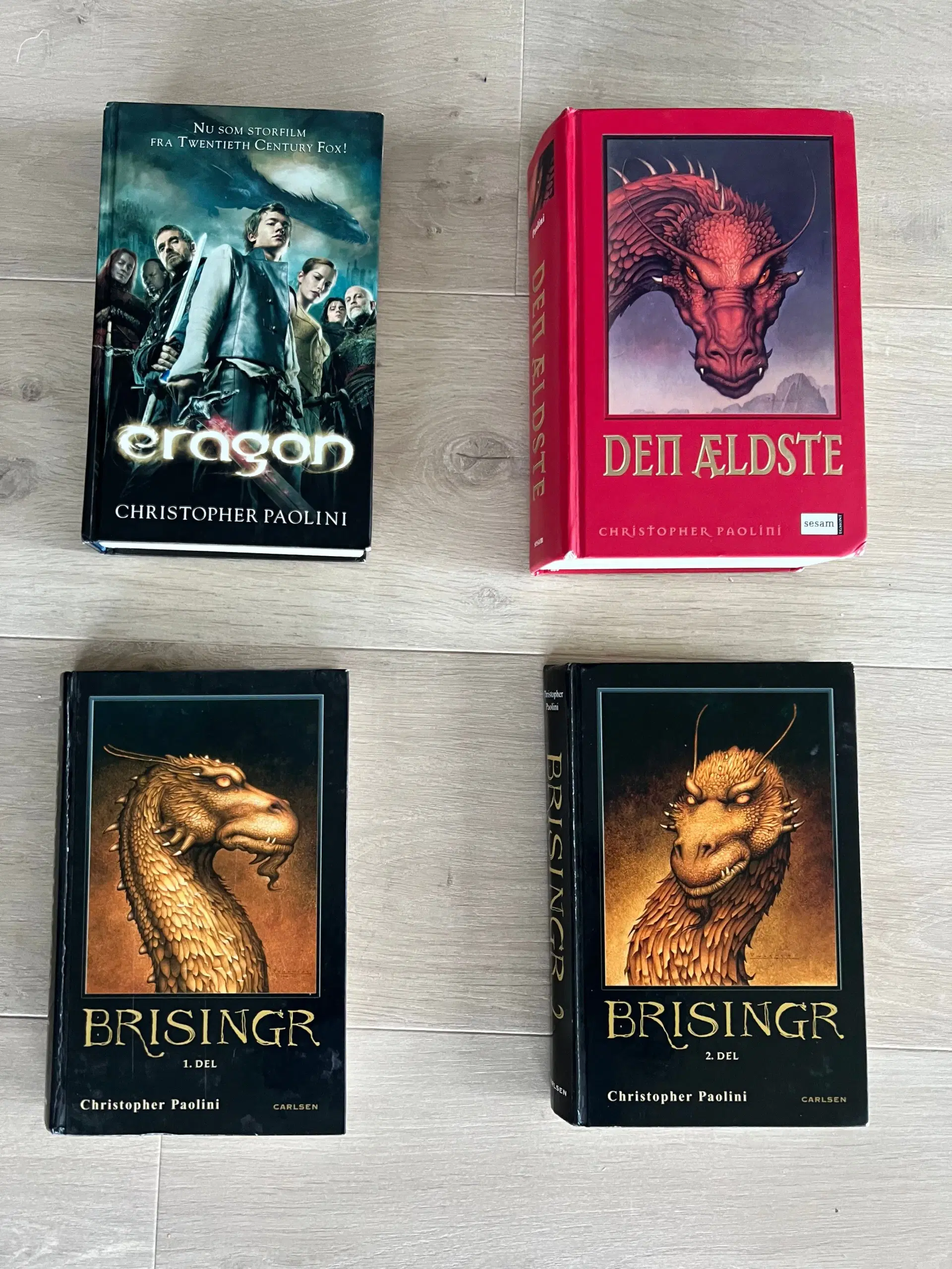 Eragon bøger (Arven) på Dansk - hardback