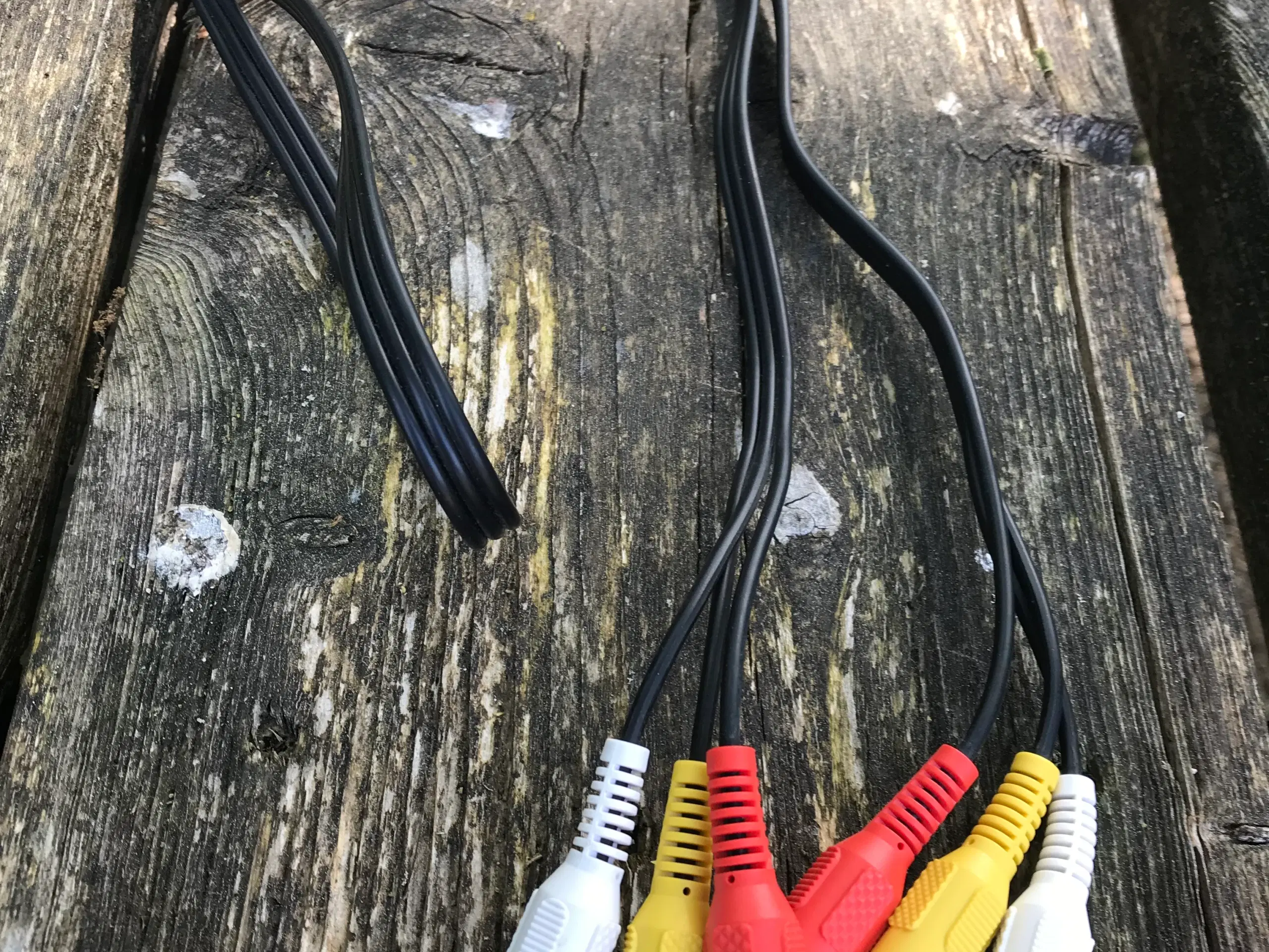 Kabel 3xRCA til 3xRCA Han til Han 1m