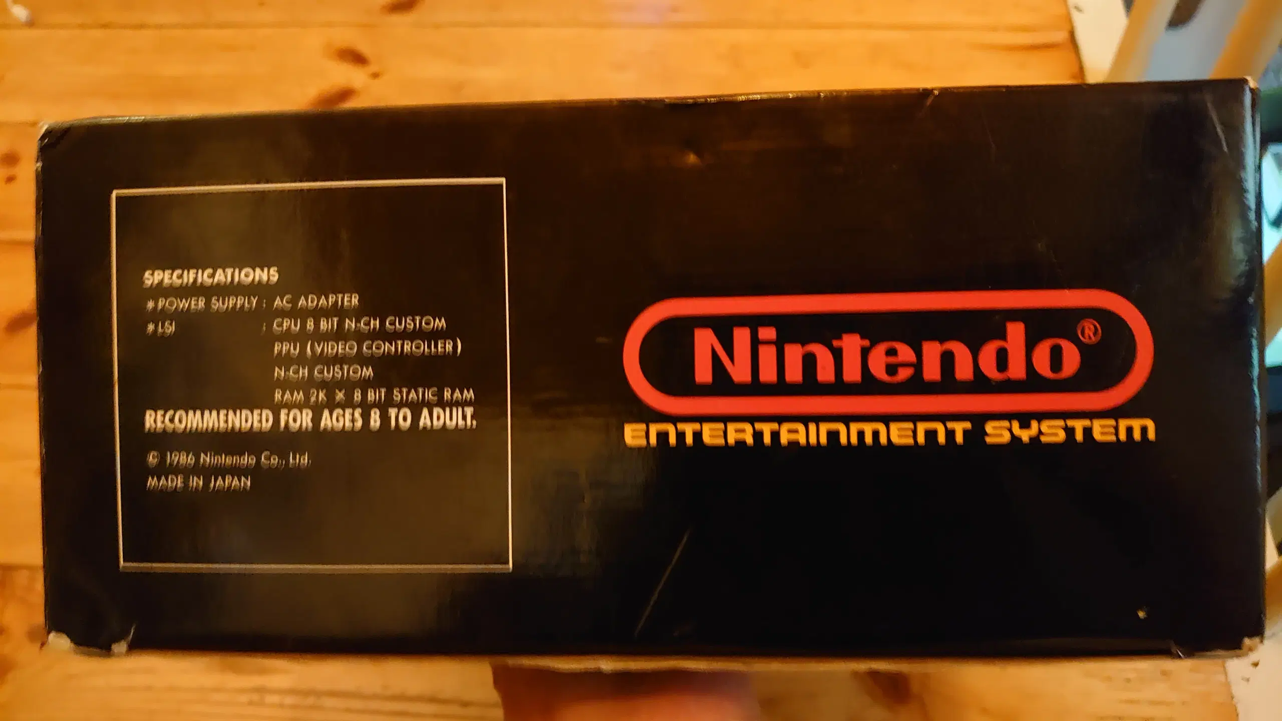 Nintendo 8 bit i original Emballage