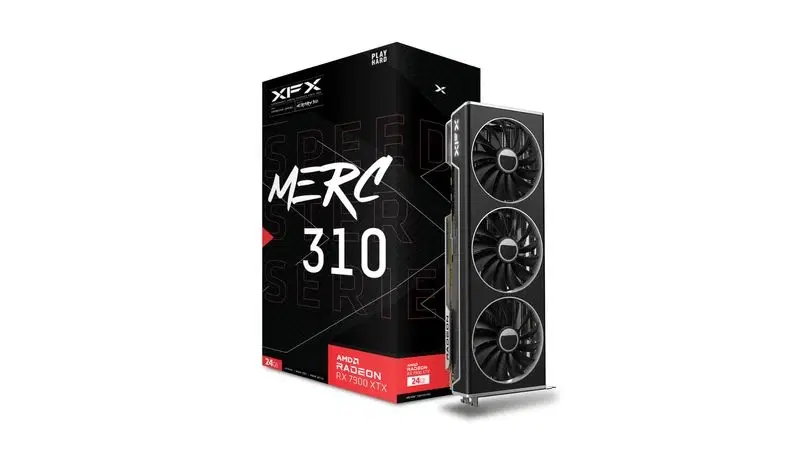 grafikkort rx 7900 xtx xfx black edition merc 310