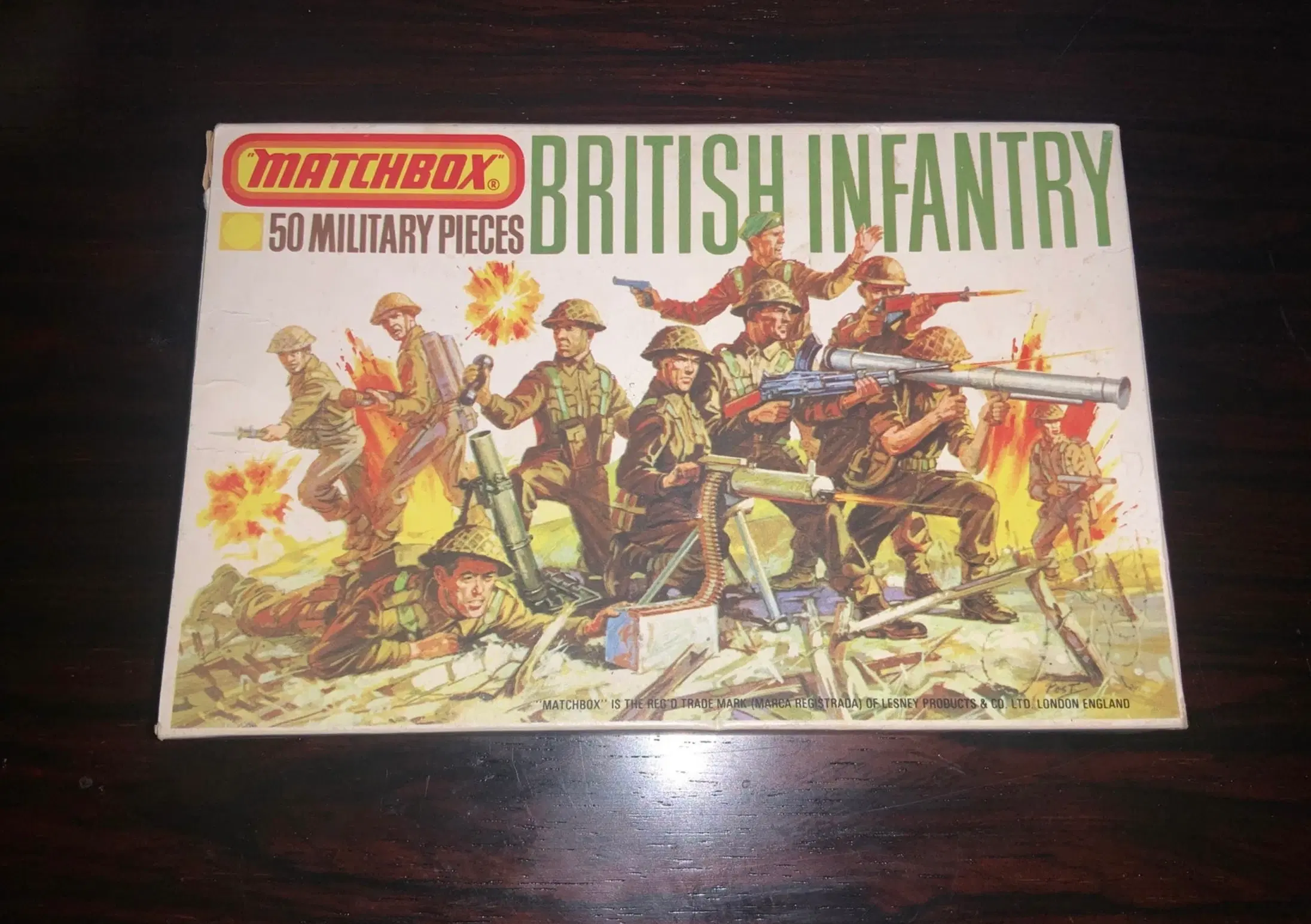 Matchbox British Infantry legetøjssoldater