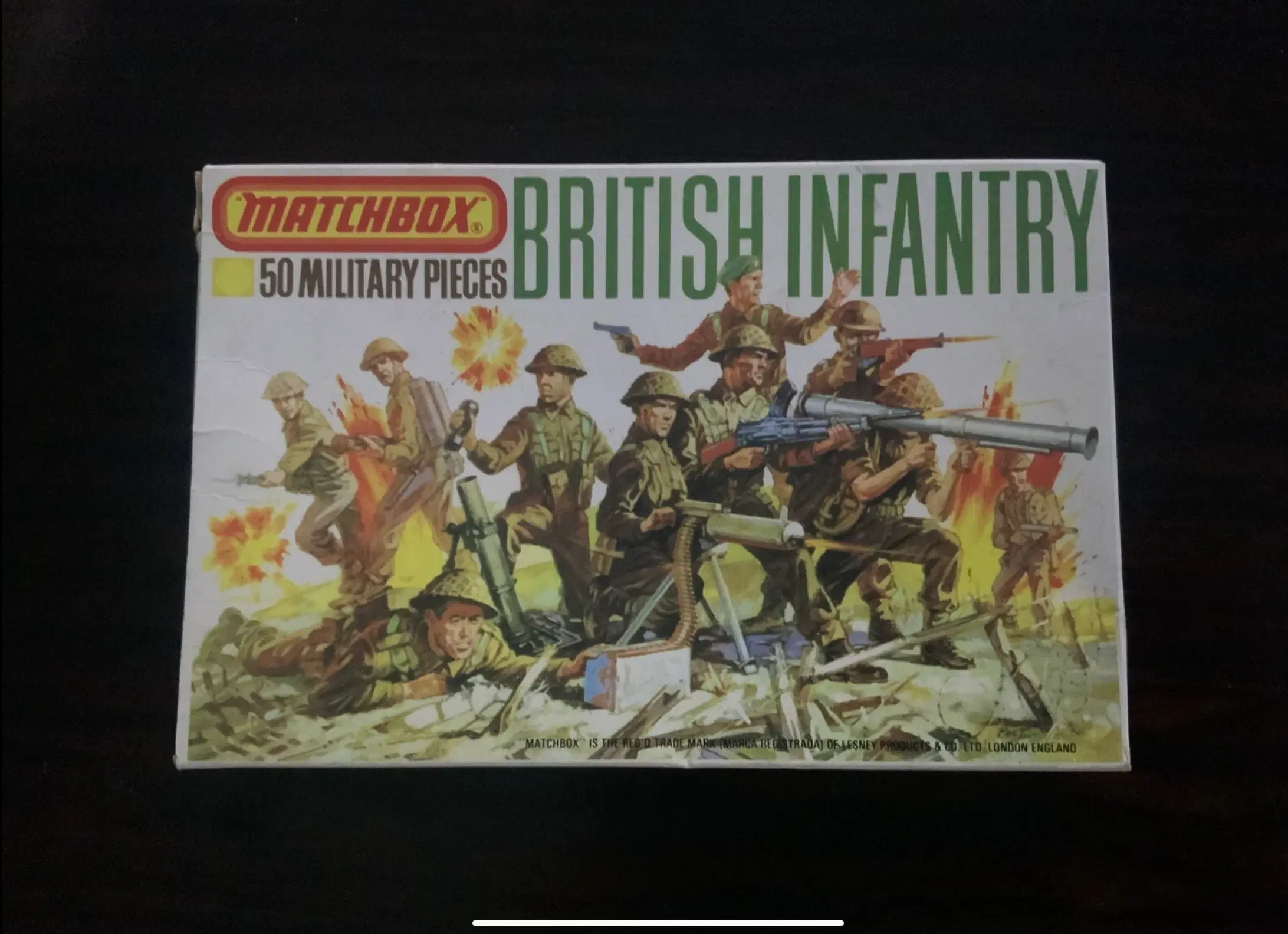 Matchbox British Infantry legetøjssoldater