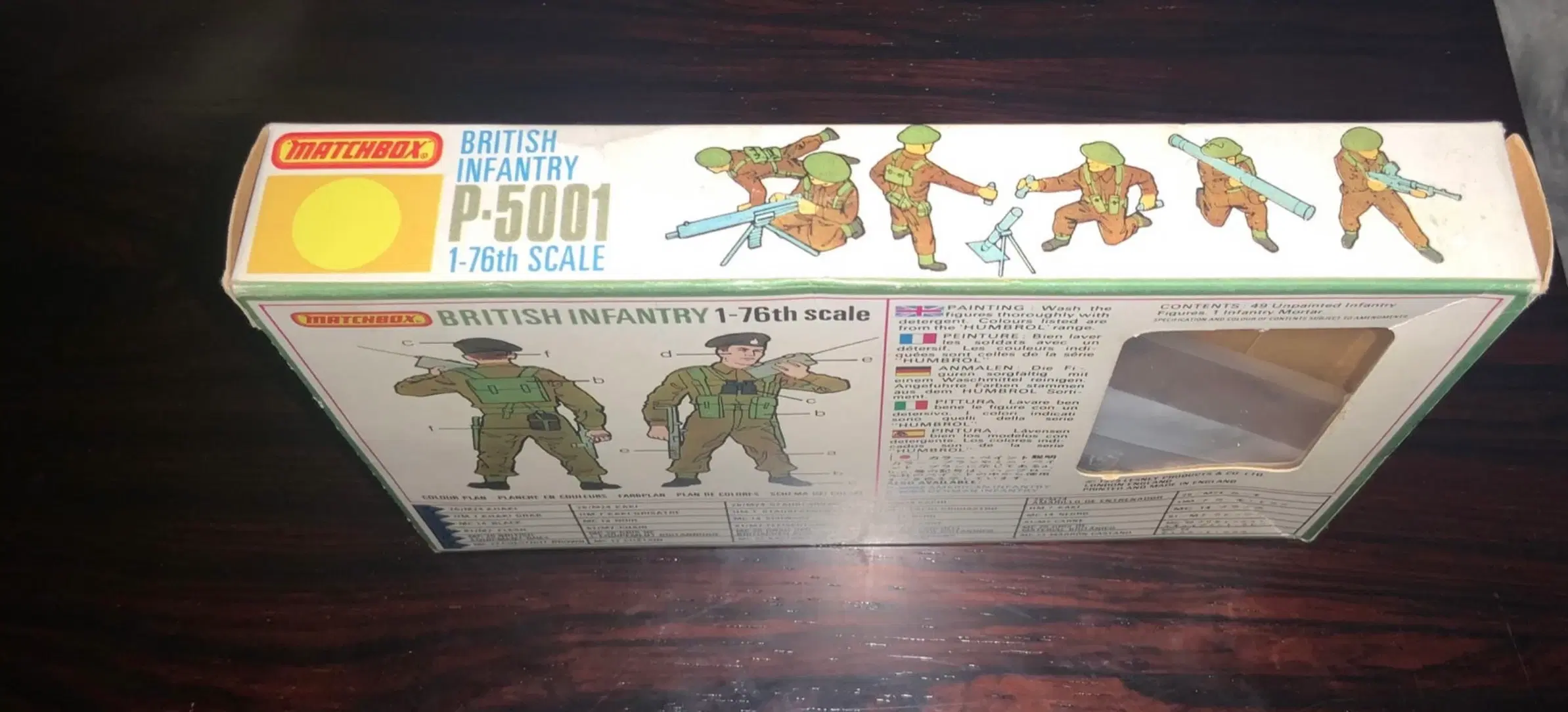 Matchbox British Infantry legetøjssoldater