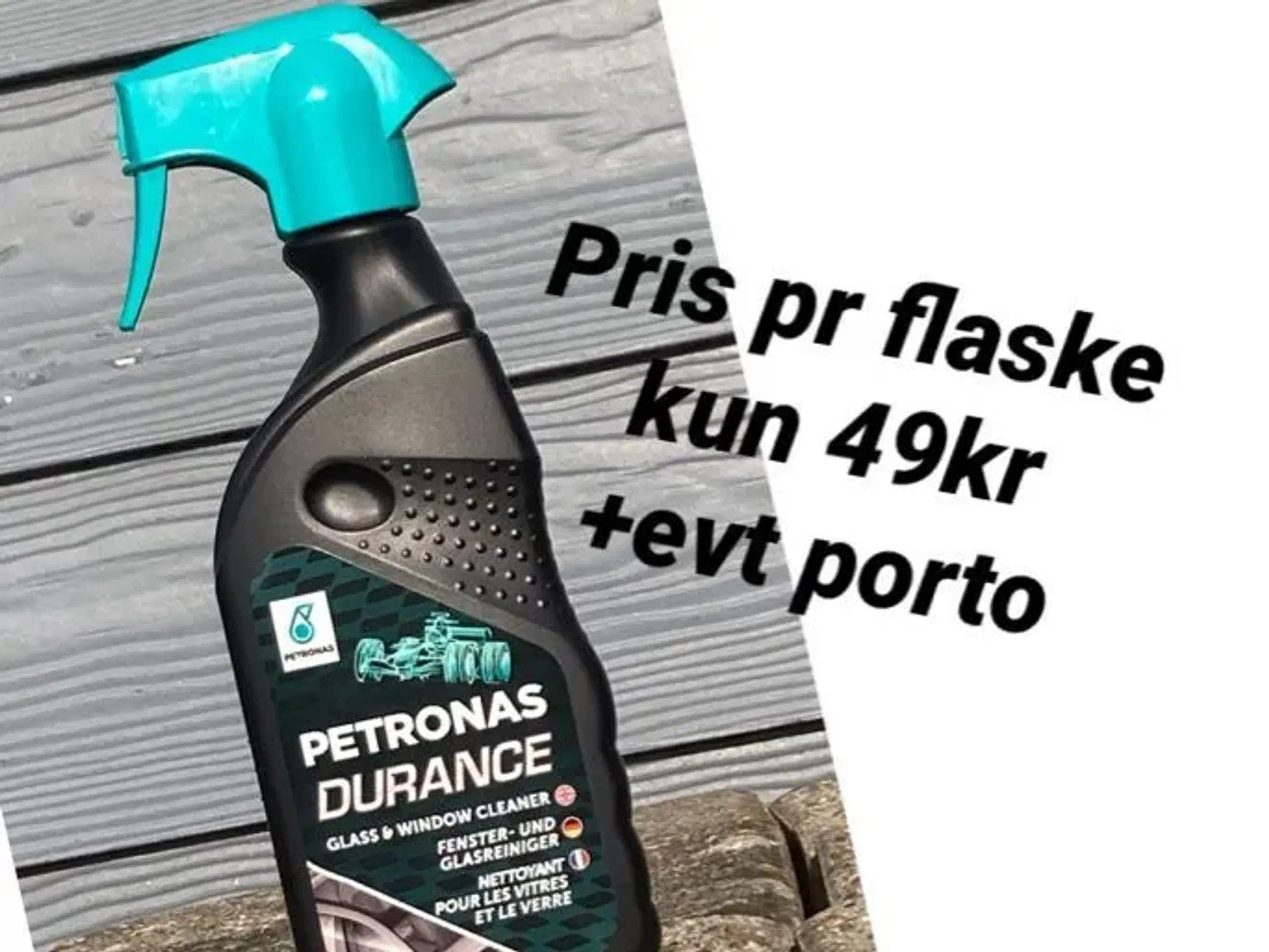 Ny flaske vinduesrens perfekt til bilen