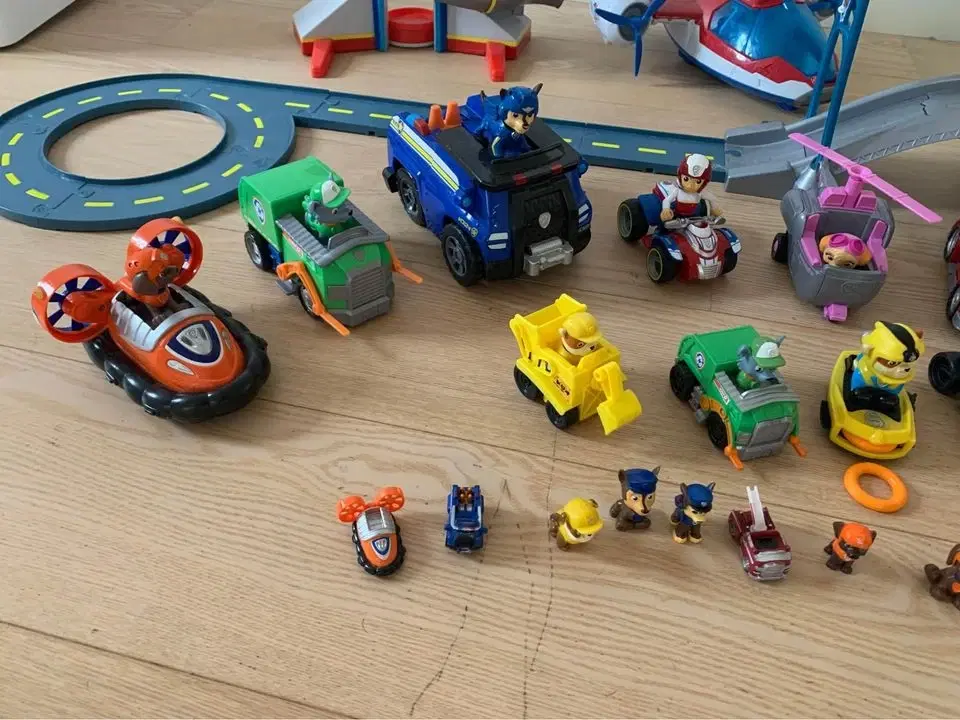 Stor samling Paw Patrol