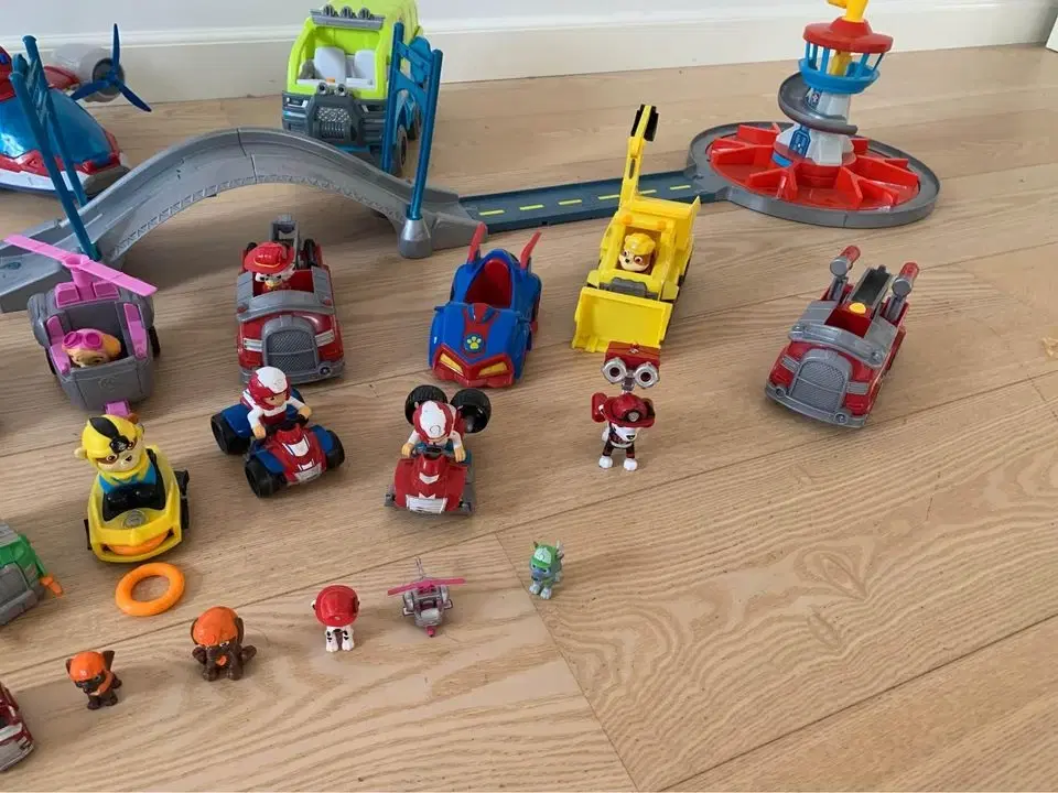 Stor samling Paw Patrol