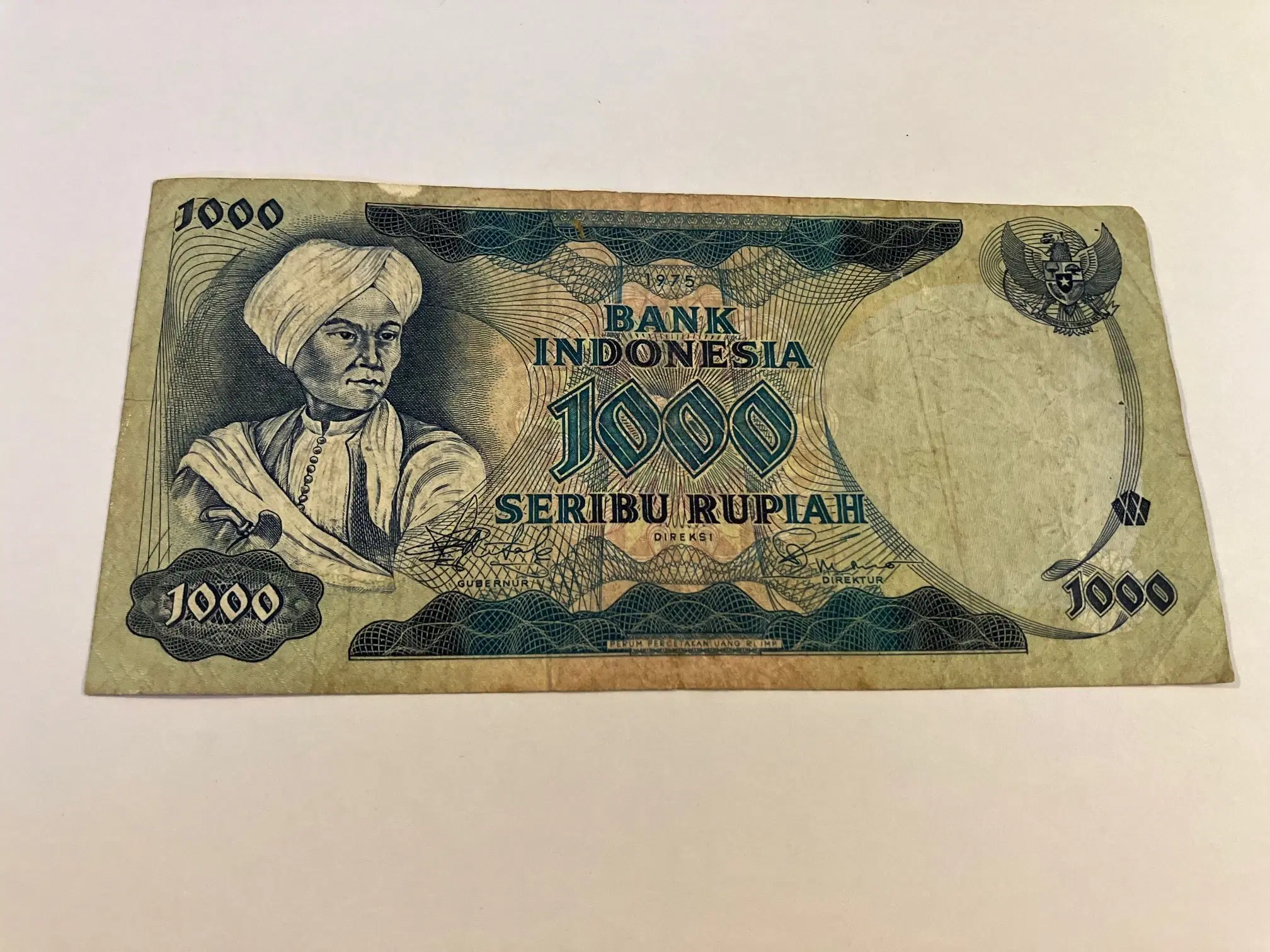 1000 Rupiah Indonesia 1975