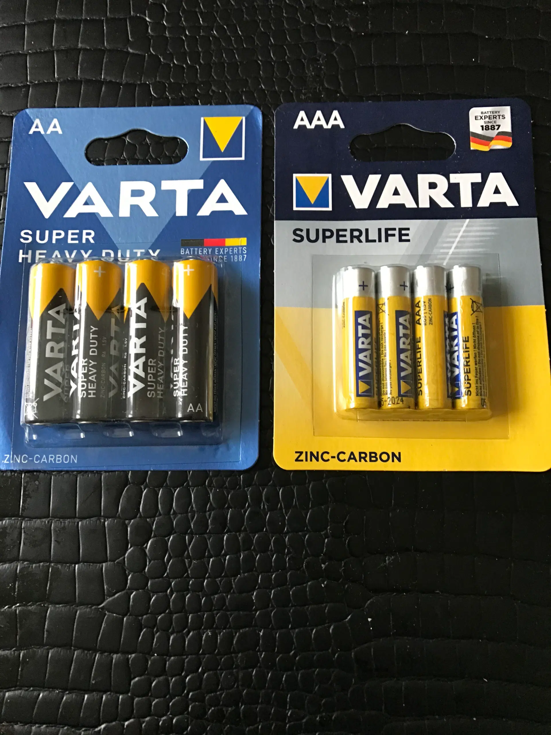 Batterier AA og AAA Nye