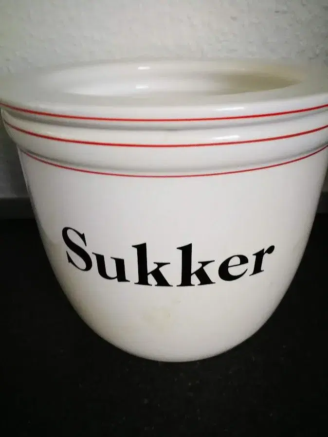 Porcelæns krukker til madvarer