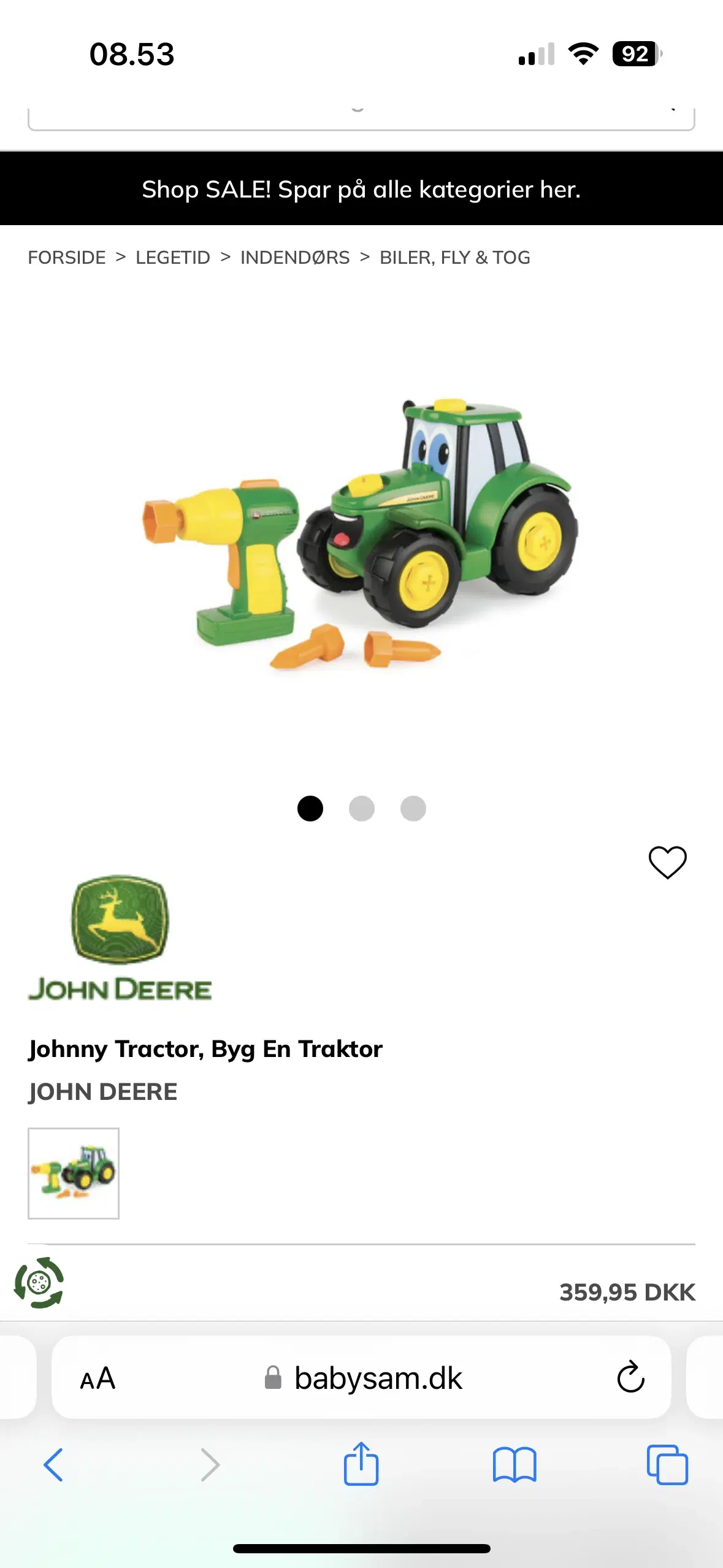 John Deere byg en traktor