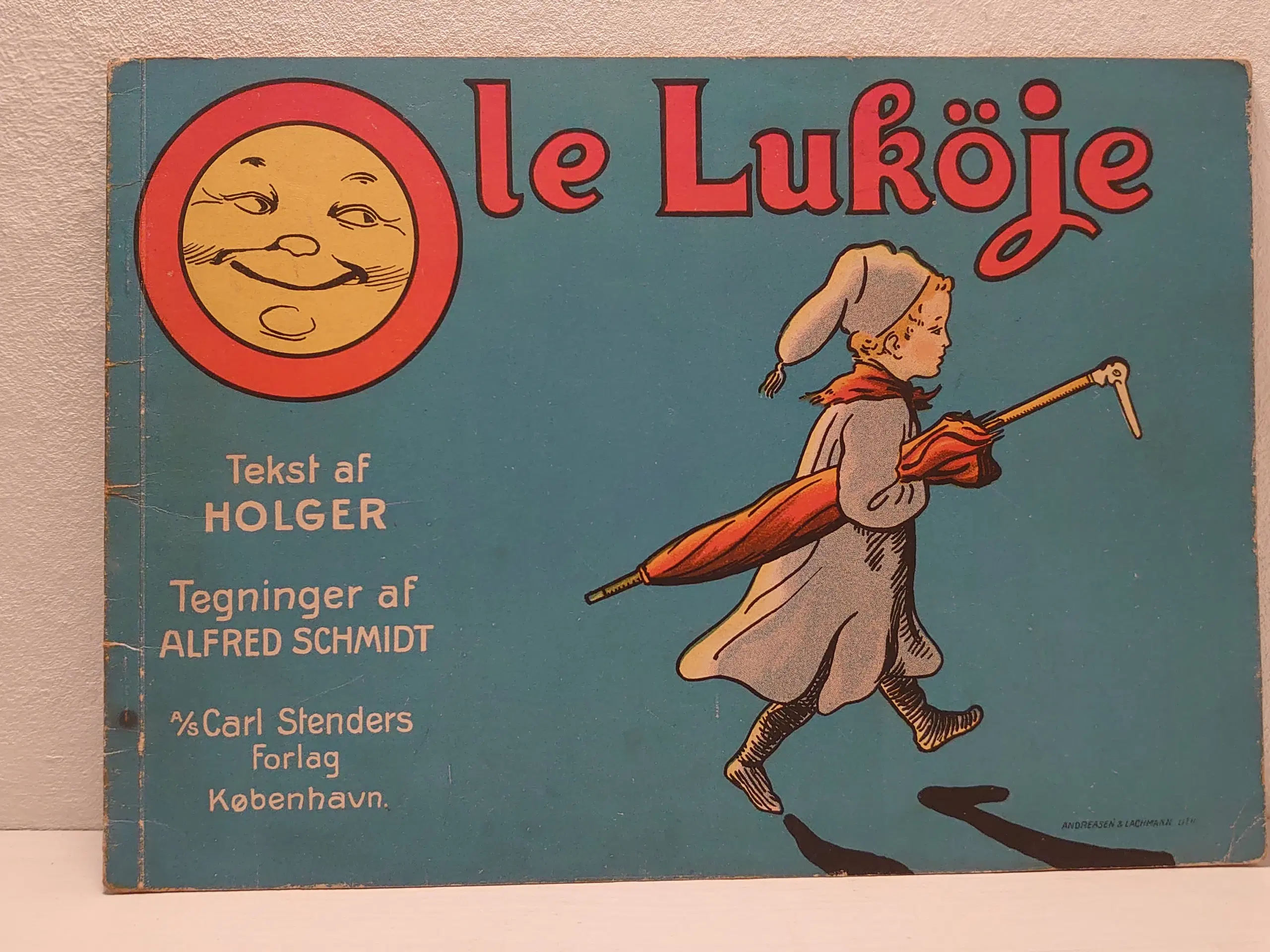 Holger Gleesen:Ole Lukøje.ill. A. Schmidt .Ca 1910