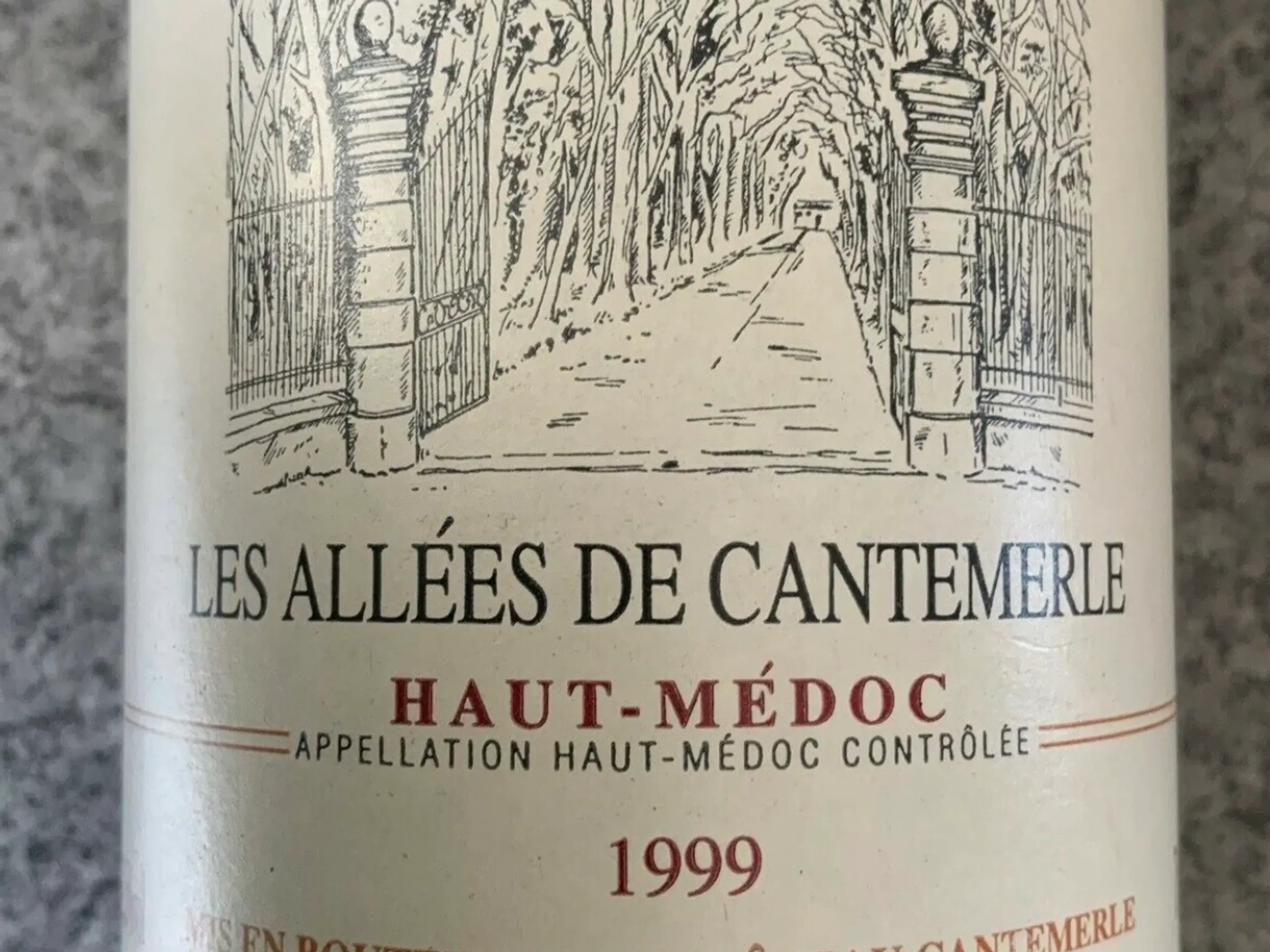 Rødvin 1999 Haut-Medoc Chateau Cantamerle