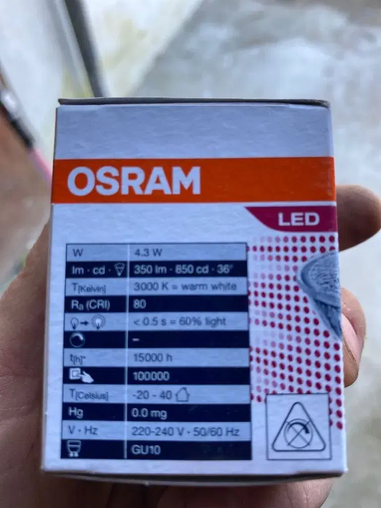 Osram pærer helt nye 72 stk