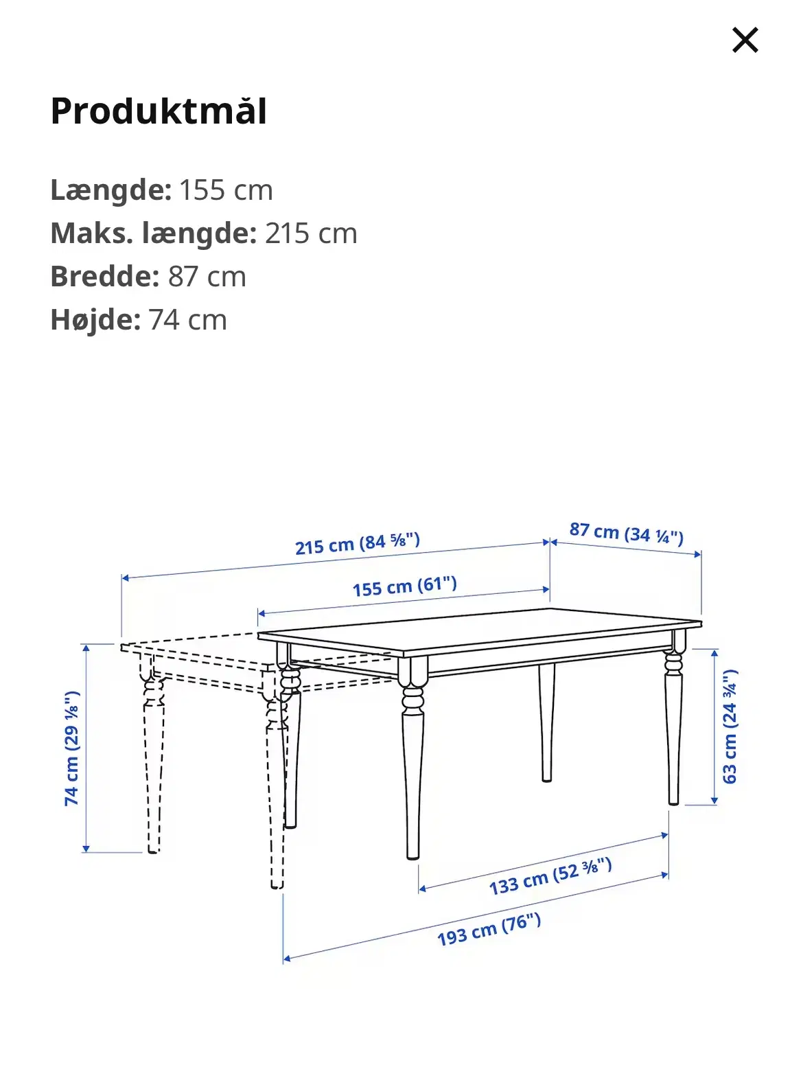 Ikea spisebord