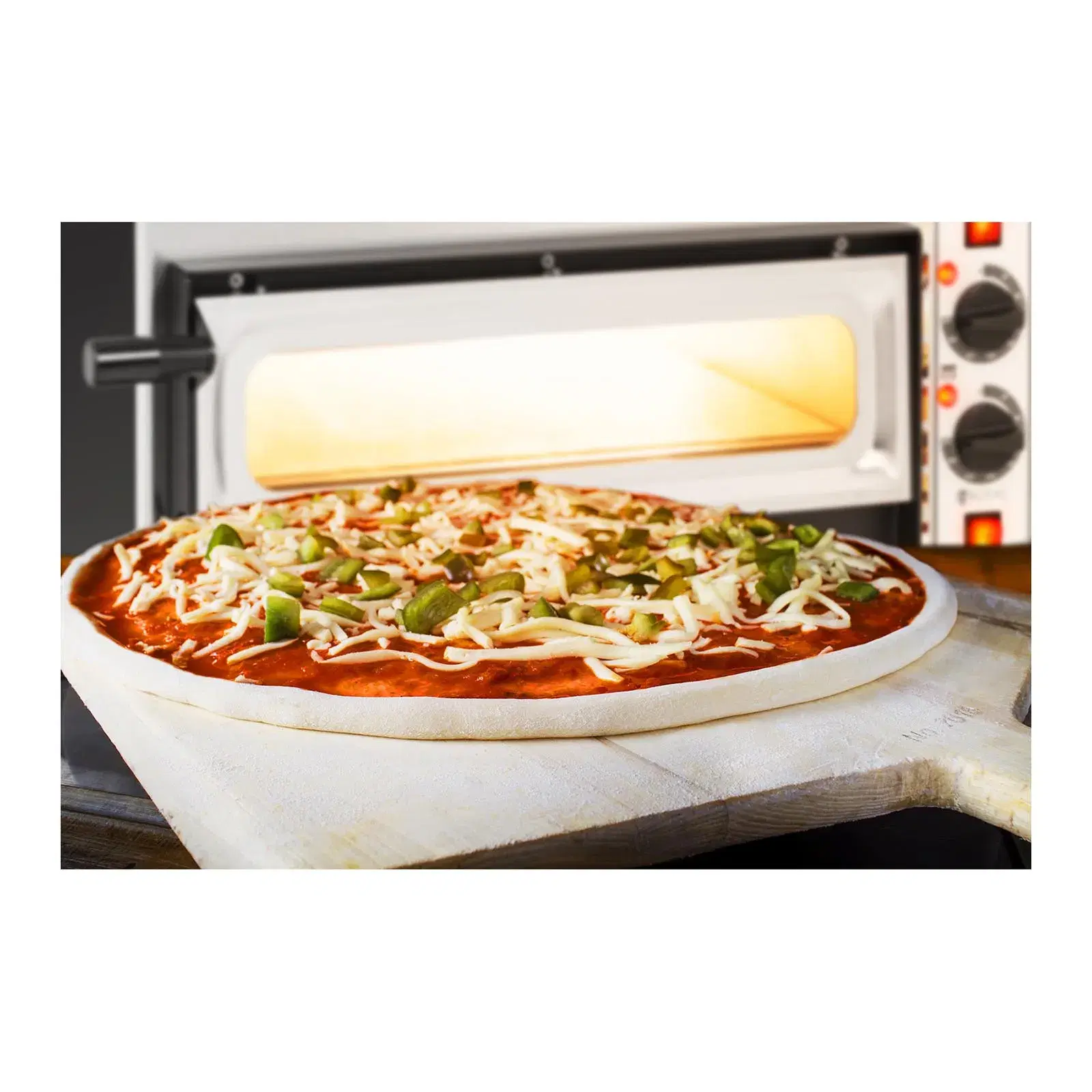 Pizzaovn – dobbelt – 2 x pizzadiameter 32 cm