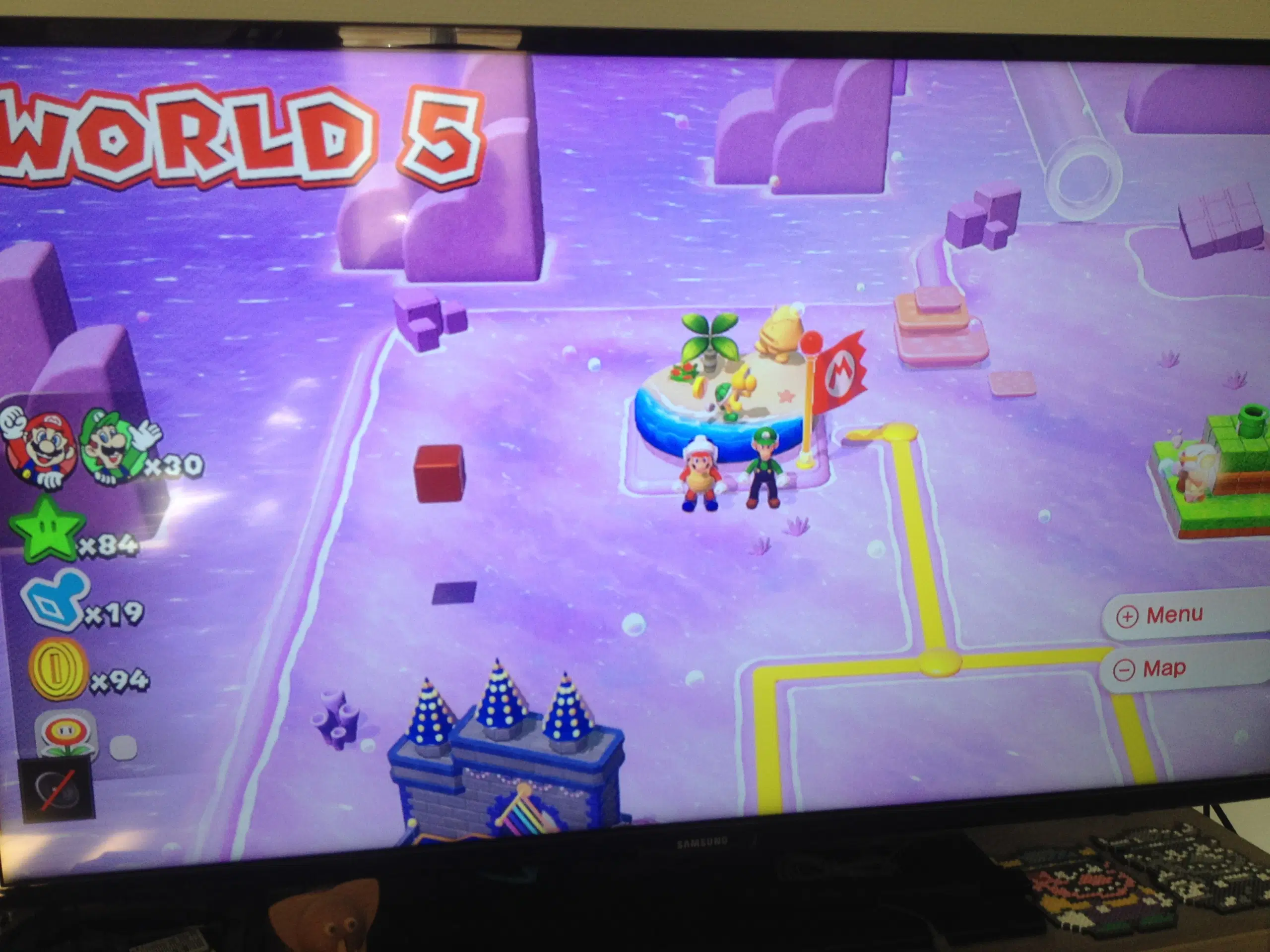 Wii U + 5 Spil Super Mario 3D World Mario Kart