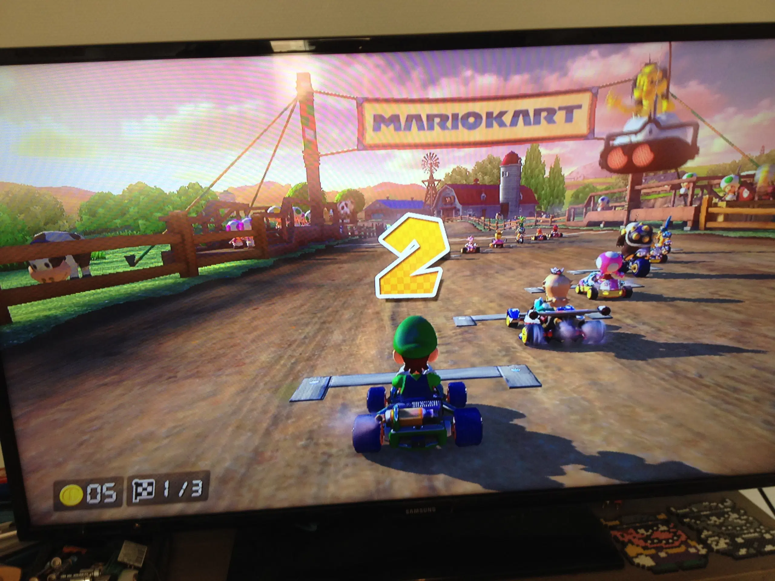 Wii U + 5 Spil Super Mario 3D World Mario Kart