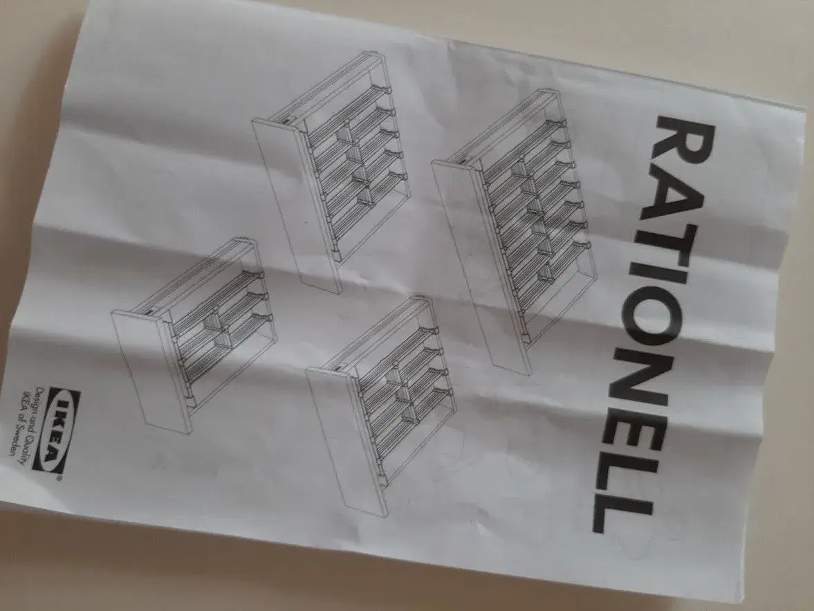 Skuffeindretning/ IKEA "Rationell" (80 cm)