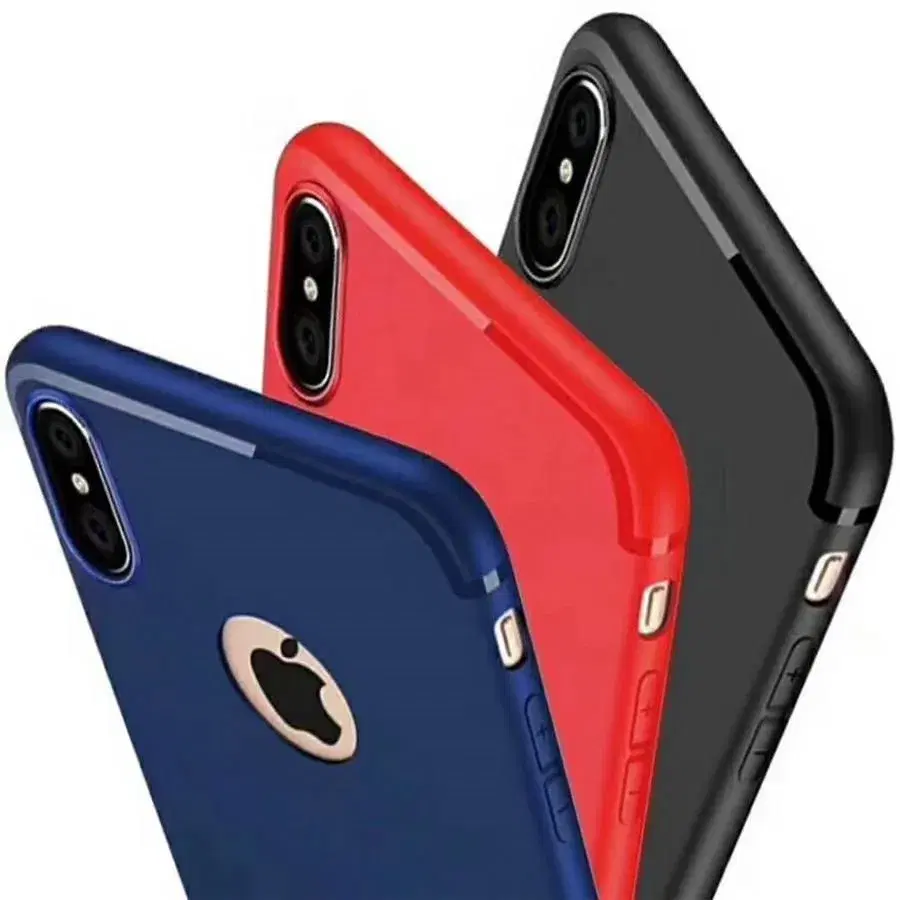 Sort silikone cover til iPhone X 10 XS