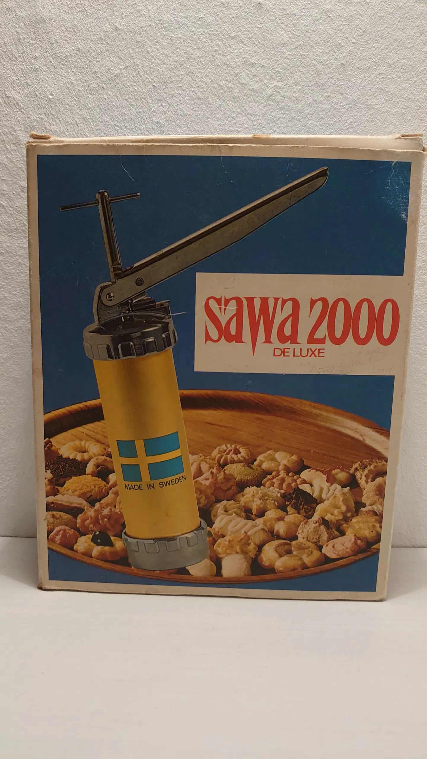 Vintage Sawa 2000 de luxe kagepresse/bollesprøjte