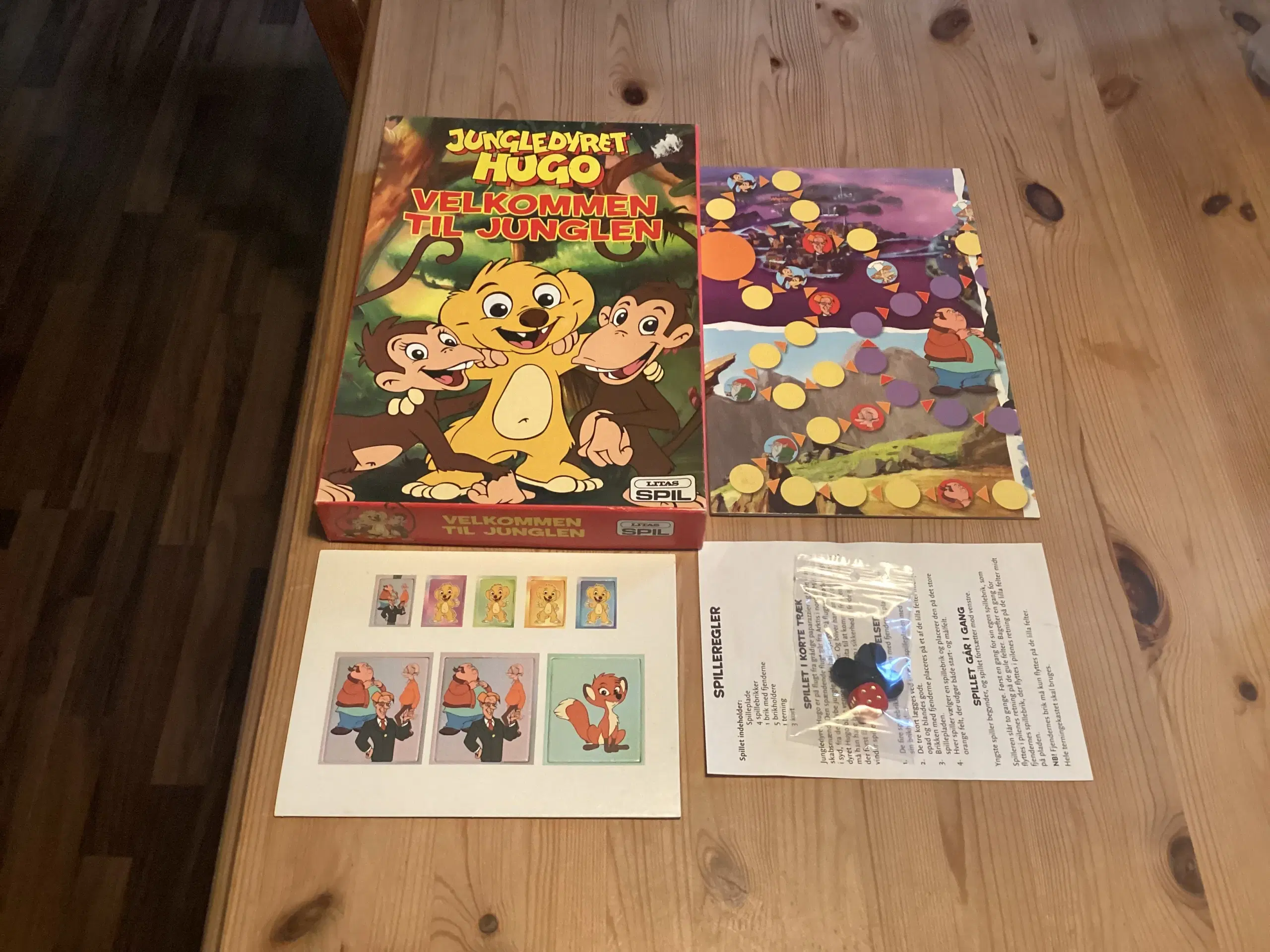 Jungledyret Hugo Bøger og Dvd Spil