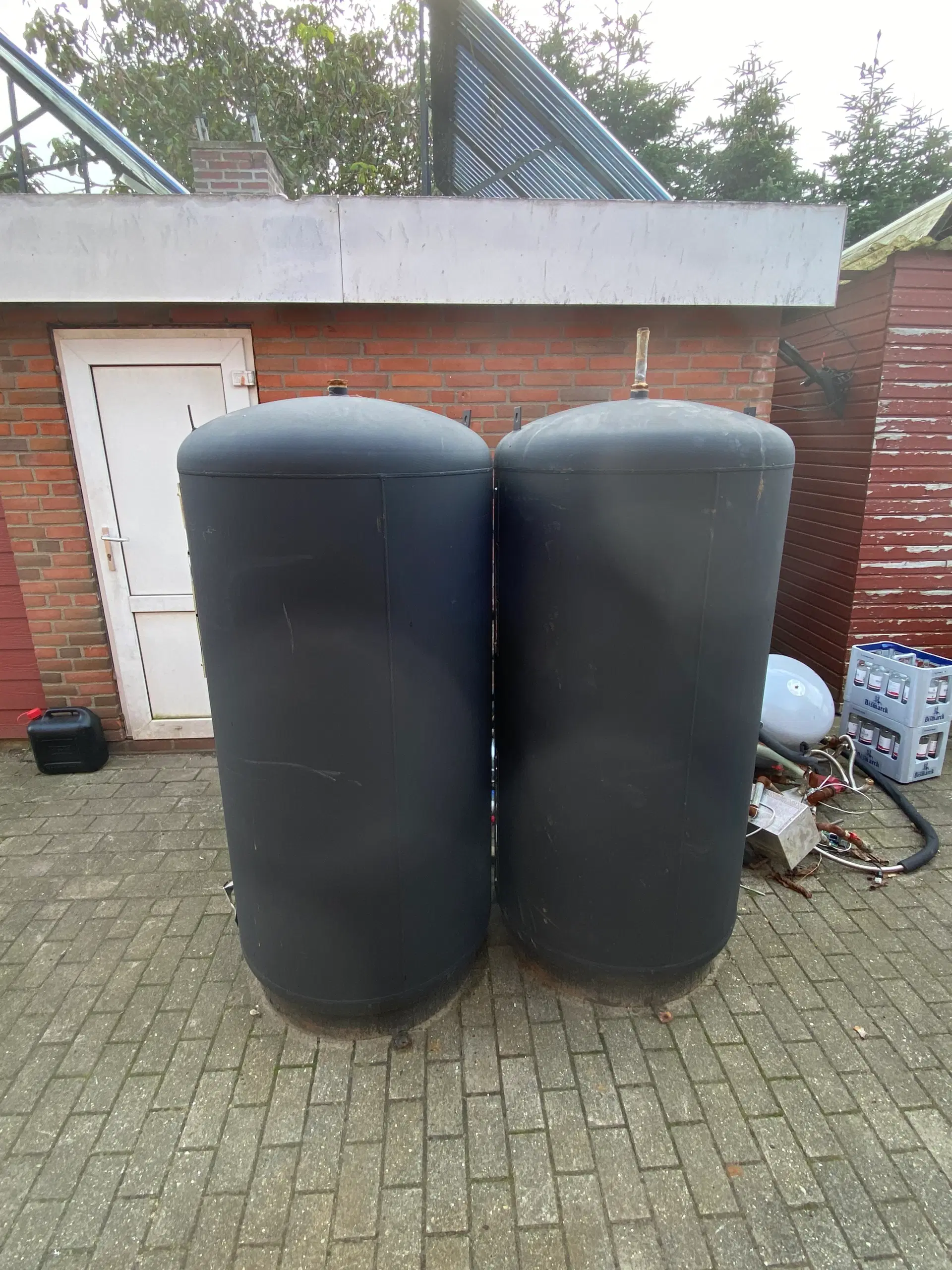 Buffertanke 2stk 800 liter med isolering