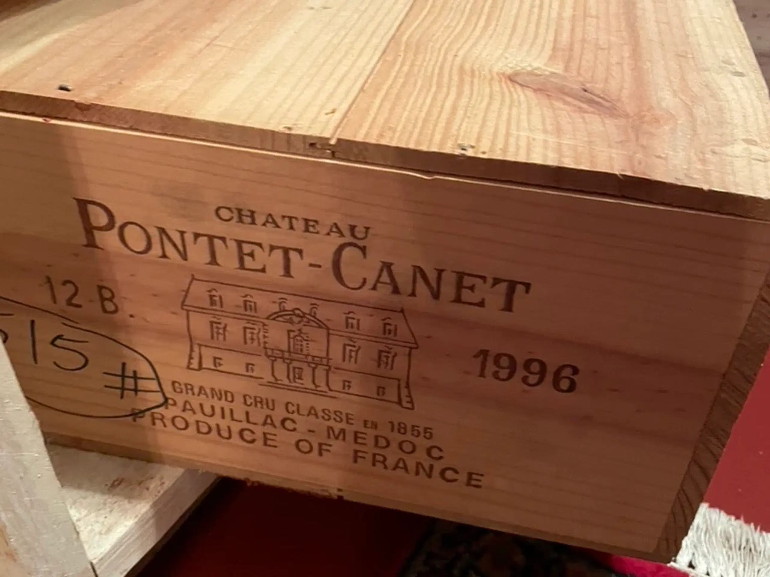 Pontet Canet - uåbnet kasse og 4 magnumflasker