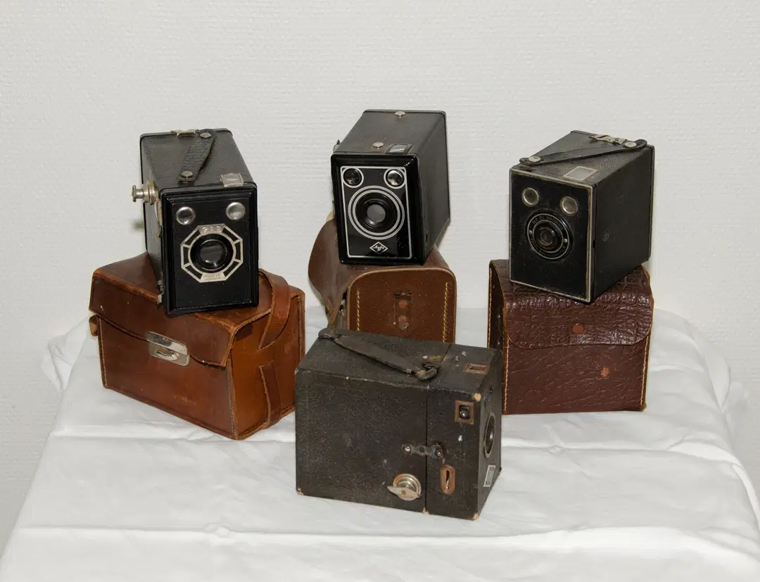 Gamle Box-kameraer