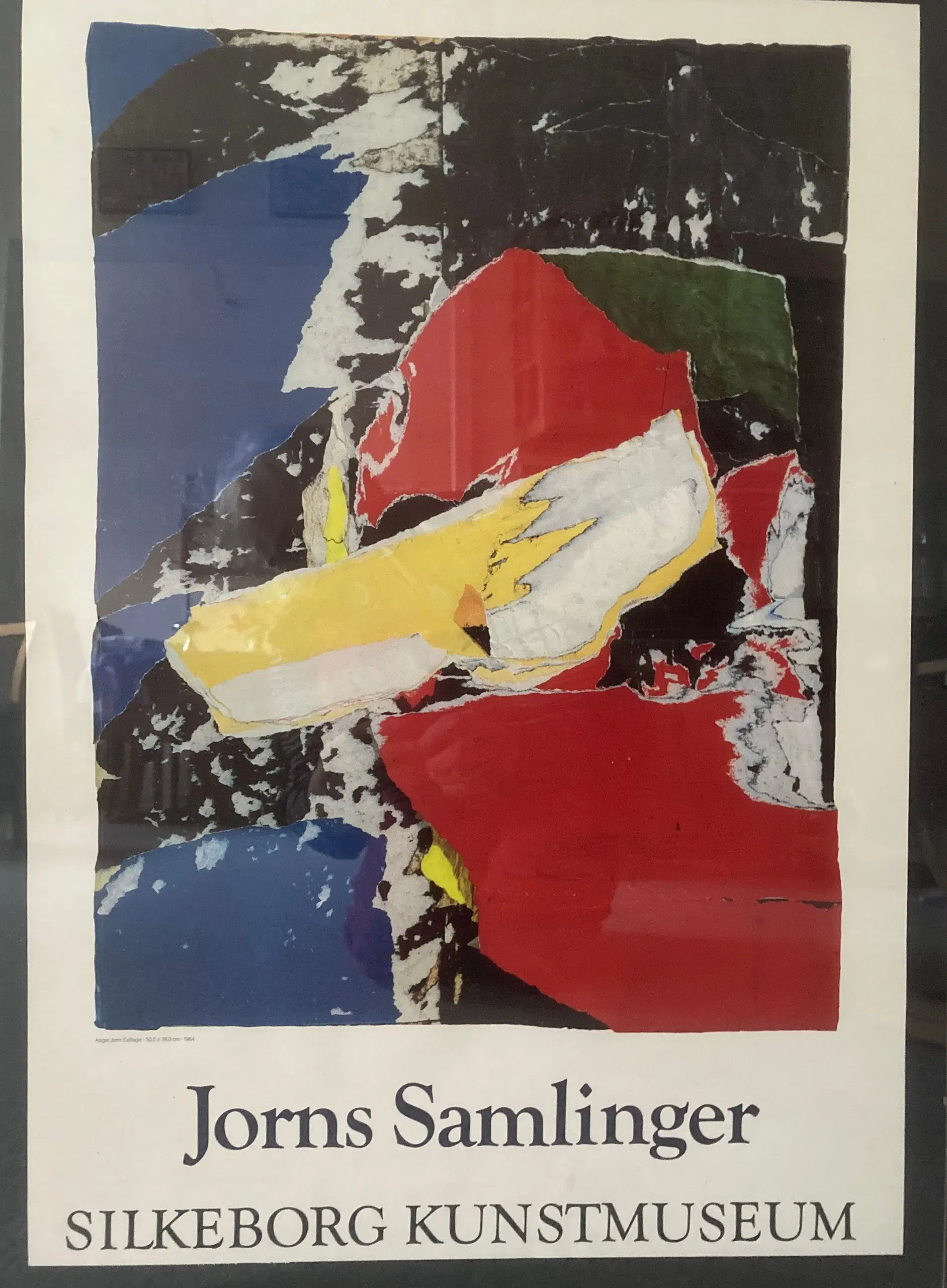 Asger Jorn plakat i skifteramme