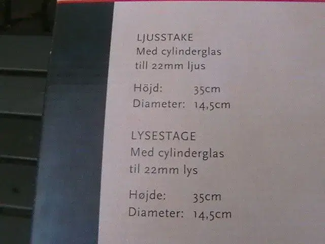 Stor fin Lysestage