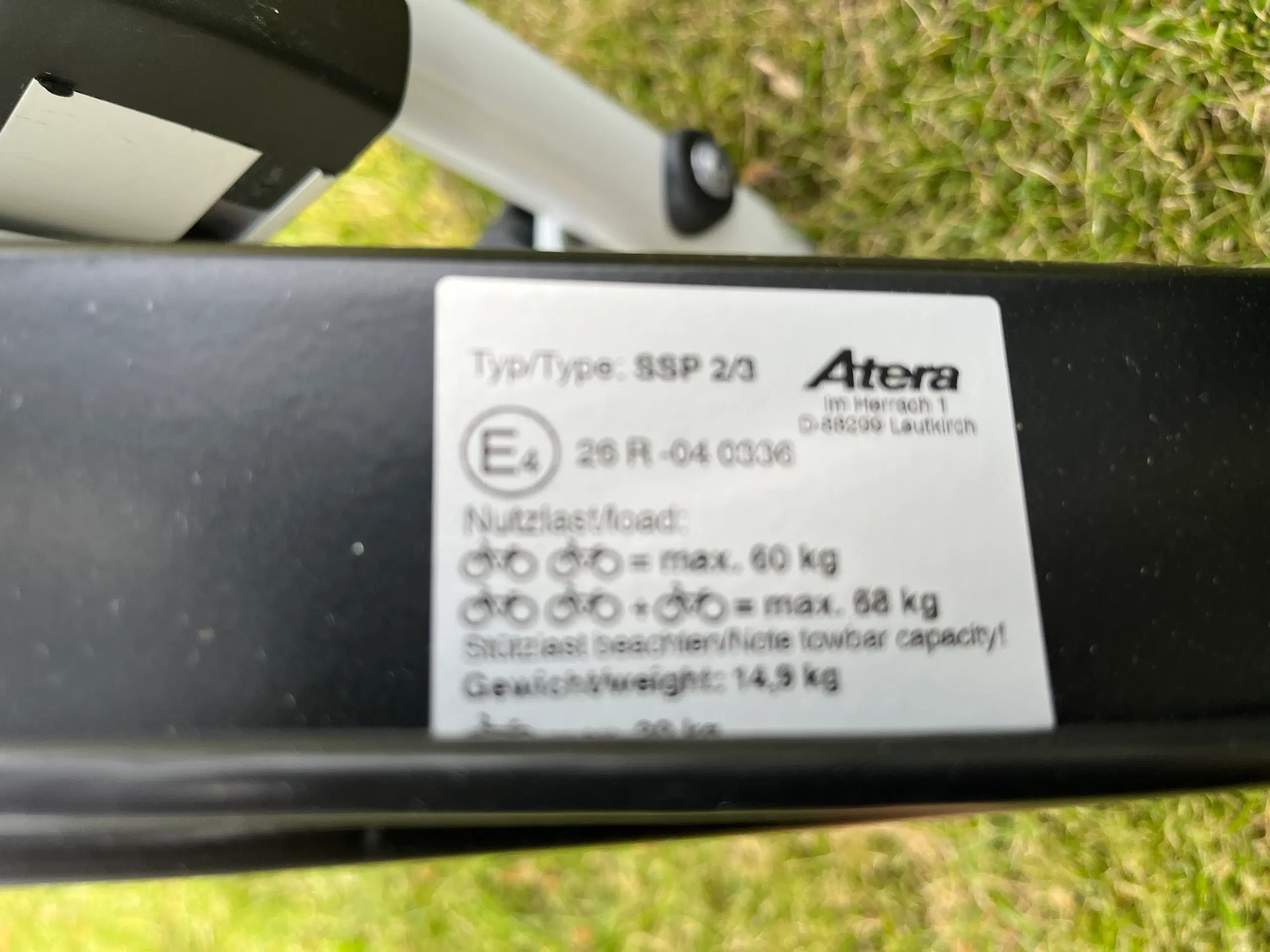 Cykelholder: Atera Strada E-bike