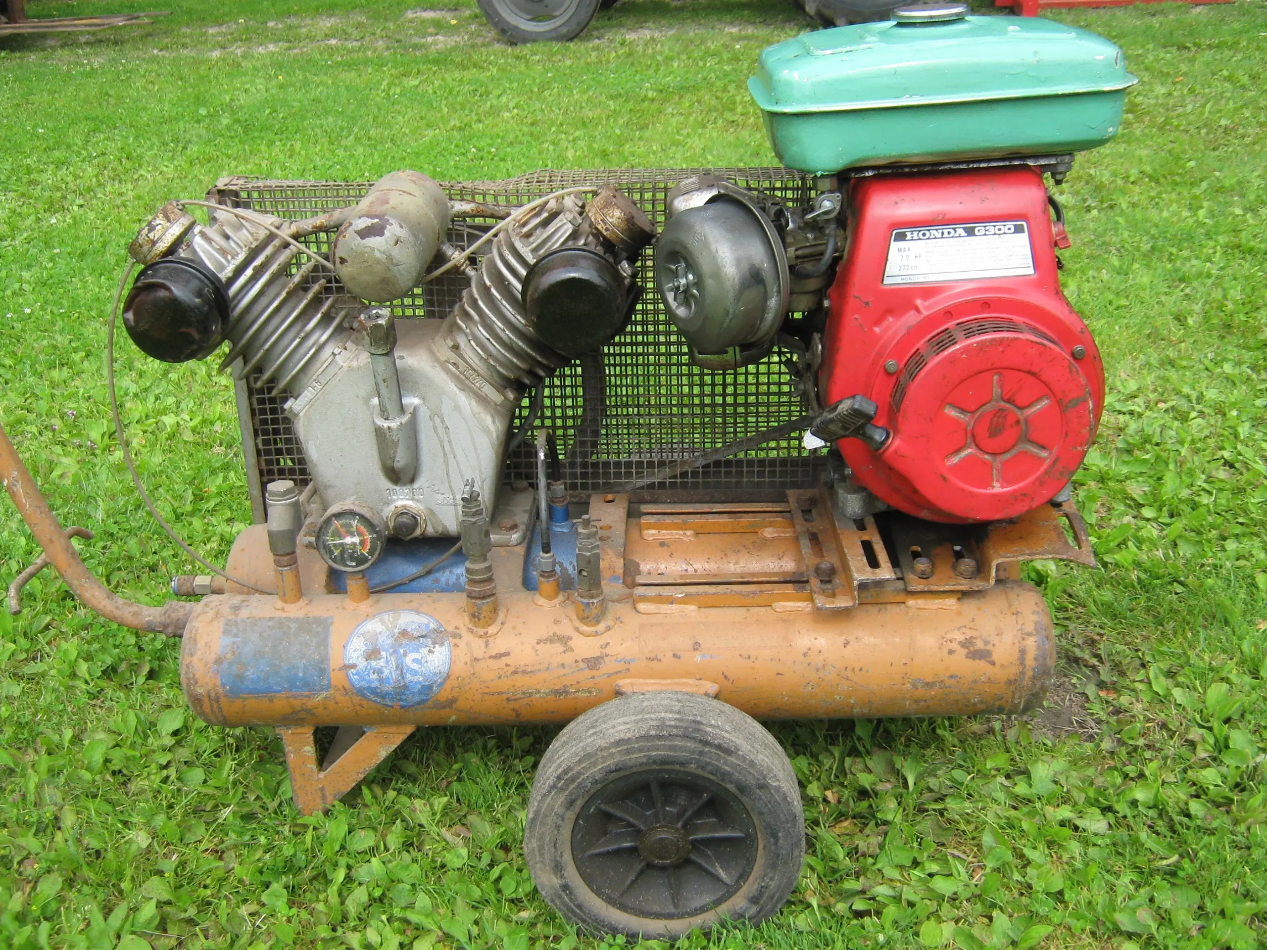 Kompressor m Honda 7 HK benzinmotor