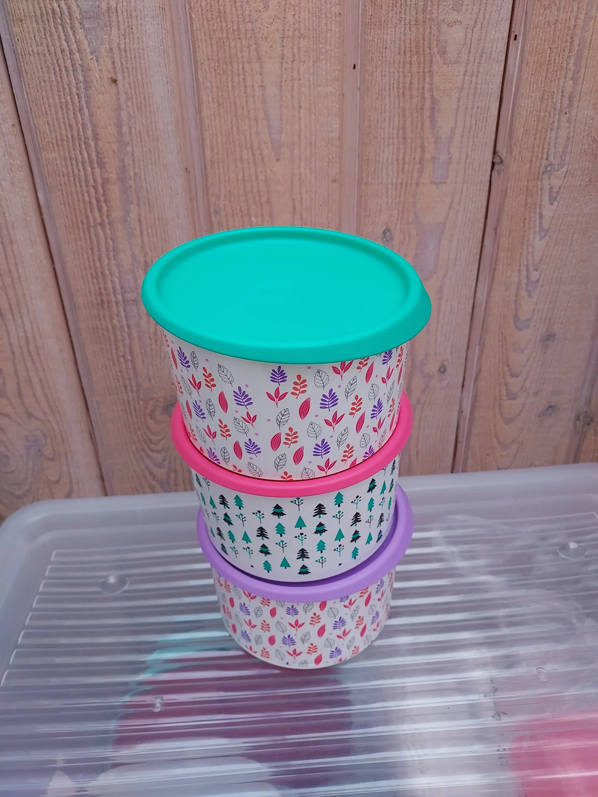 Tupperware 3 stk 940 ml