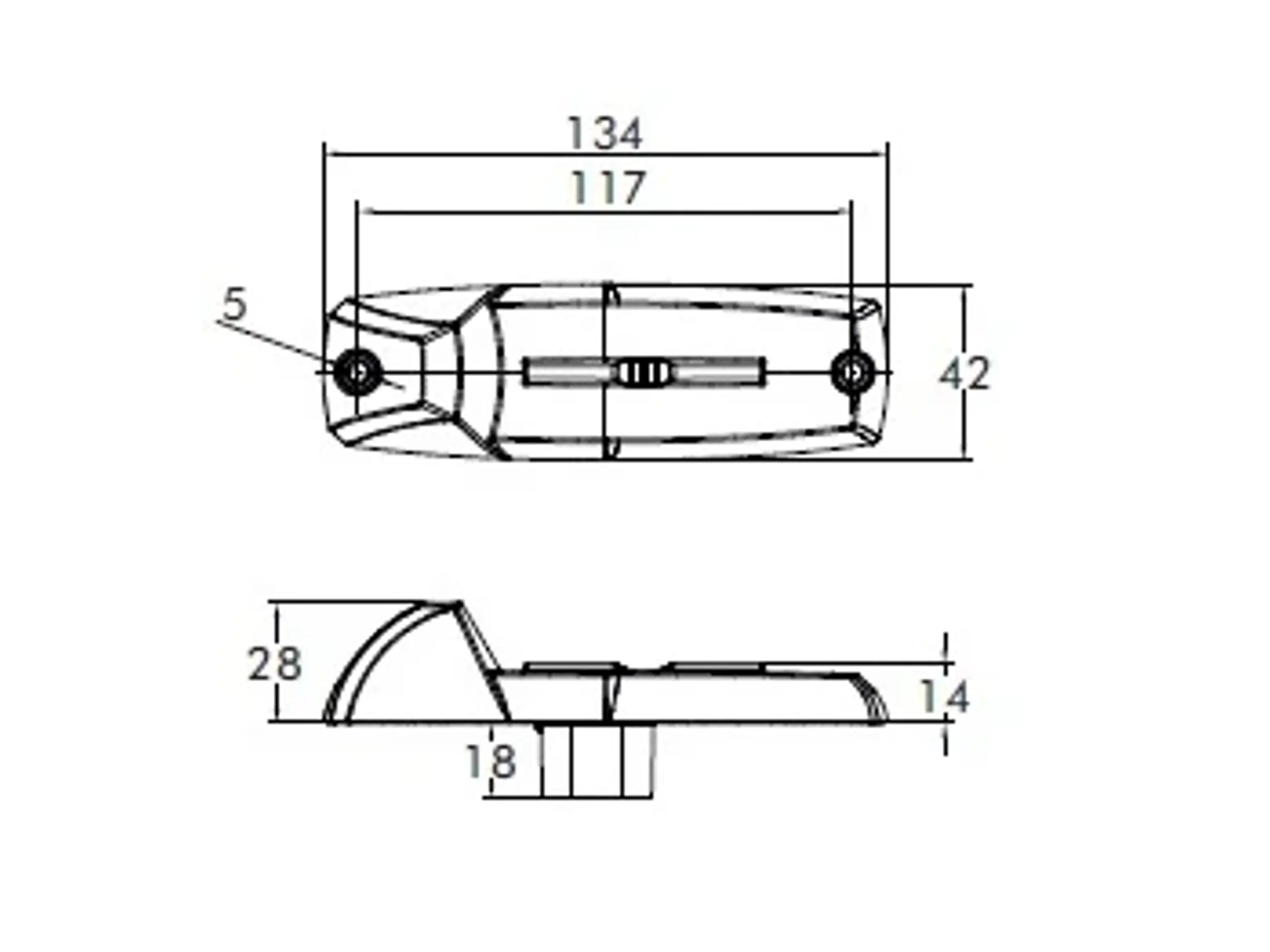 LED sideblink m/integreret sidemarkeringslys