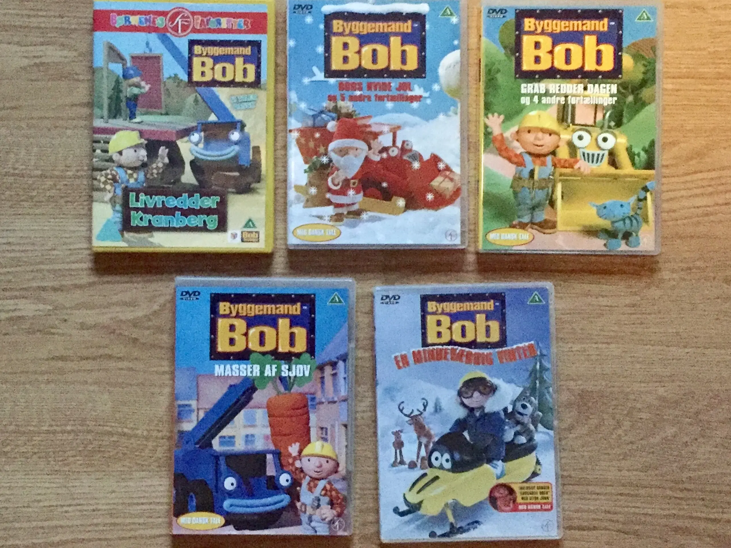 Byggemand Bob, 5 titler, DVD